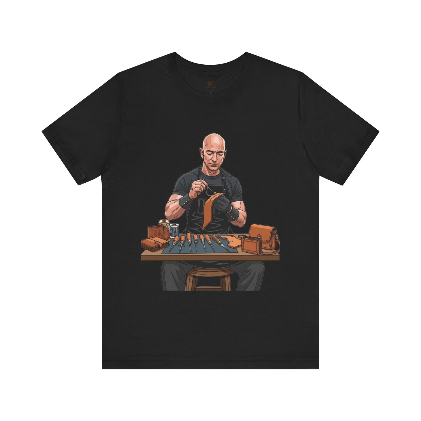 Craftsmanship Inspired Tee for Makers - Perfect Gift for Handmade Enthusiasts and Casual Wear - ArtOm_farm™ LEATHER