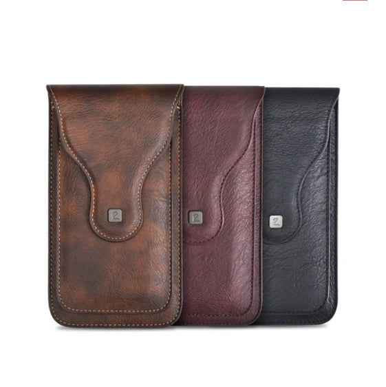 Crazy Horse Leather Waist Bag - Stylish and Durable Everyday Accessory - ArtOm_farm™ LEATHER