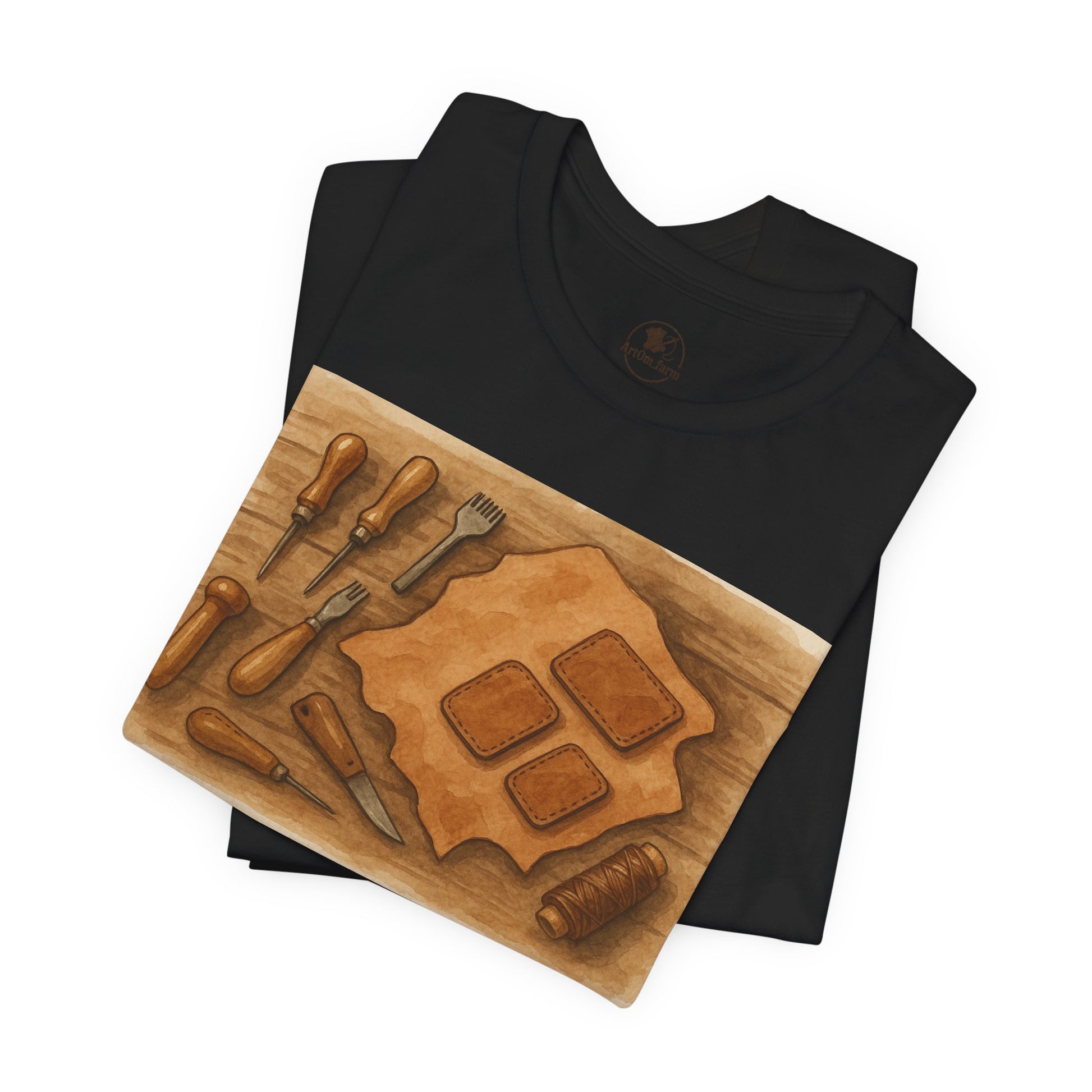 Craftsman Tools Tee - The Ideal Gift for Hobbyists and DIY Enthusiasts - ArtOm_farm™ LEATHER