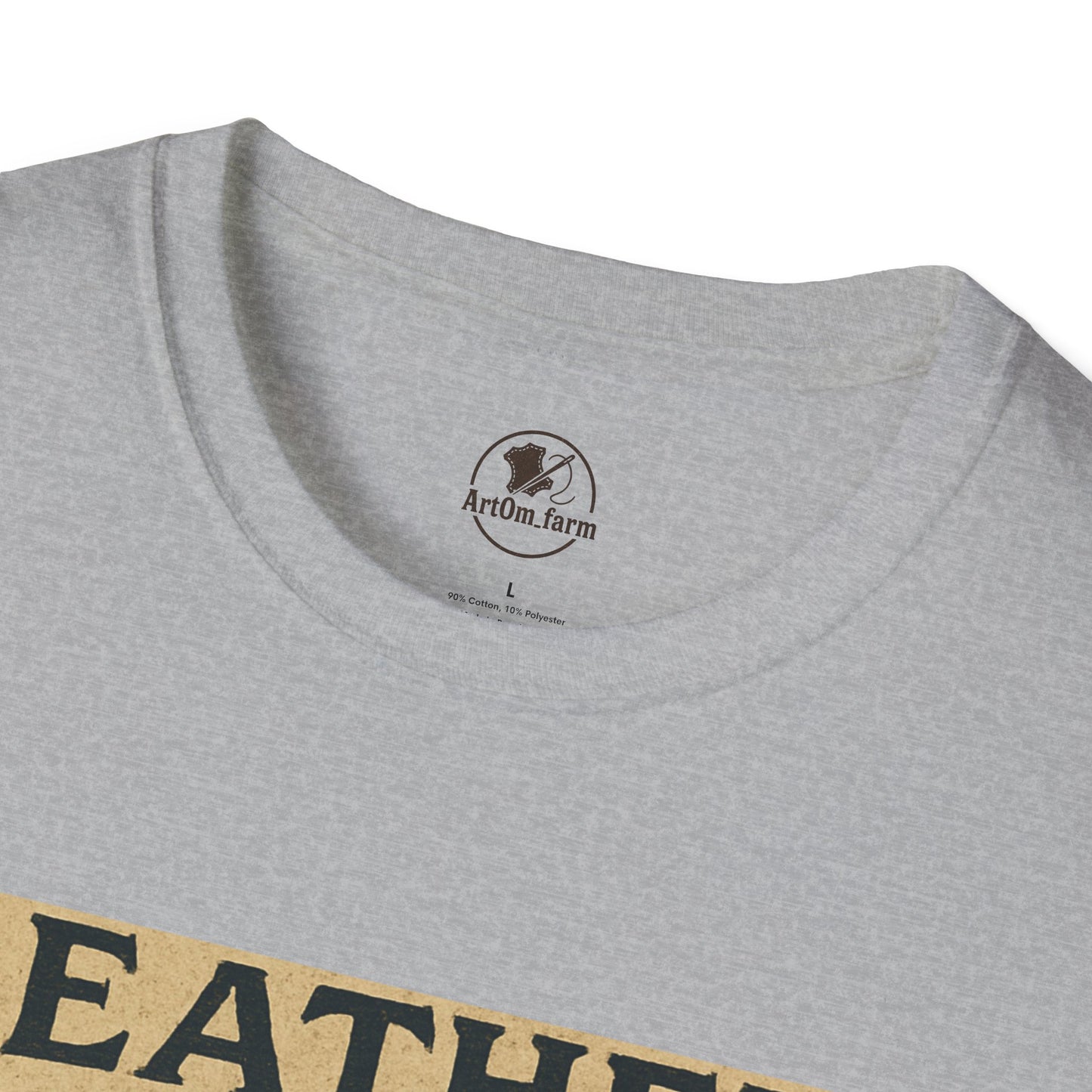 Leatherworking T-Shirt for Enthusiasts, Unisex Softstyle Tee for Craft Workshops and Holidays, Durable and Stylish Gift - ArtOm_farm™ LEATHER