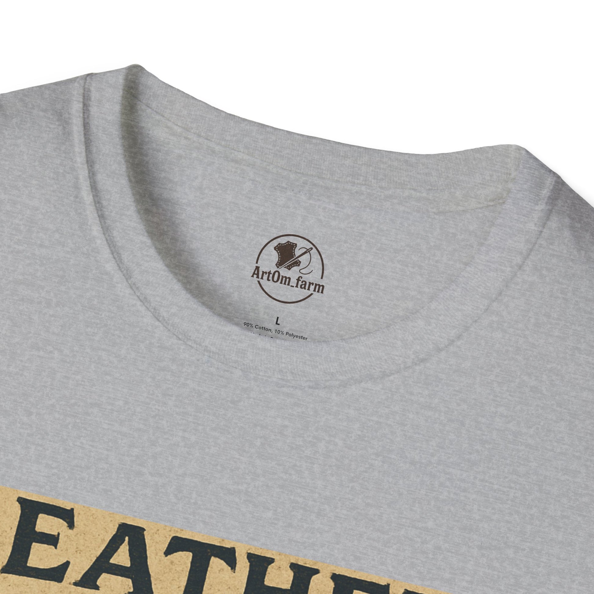 Leatherworking T-Shirt for Enthusiasts, Unisex Softstyle Tee for Craft Workshops and Holidays, Durable and Stylish Gift - ArtOm_farm™ LEATHER
