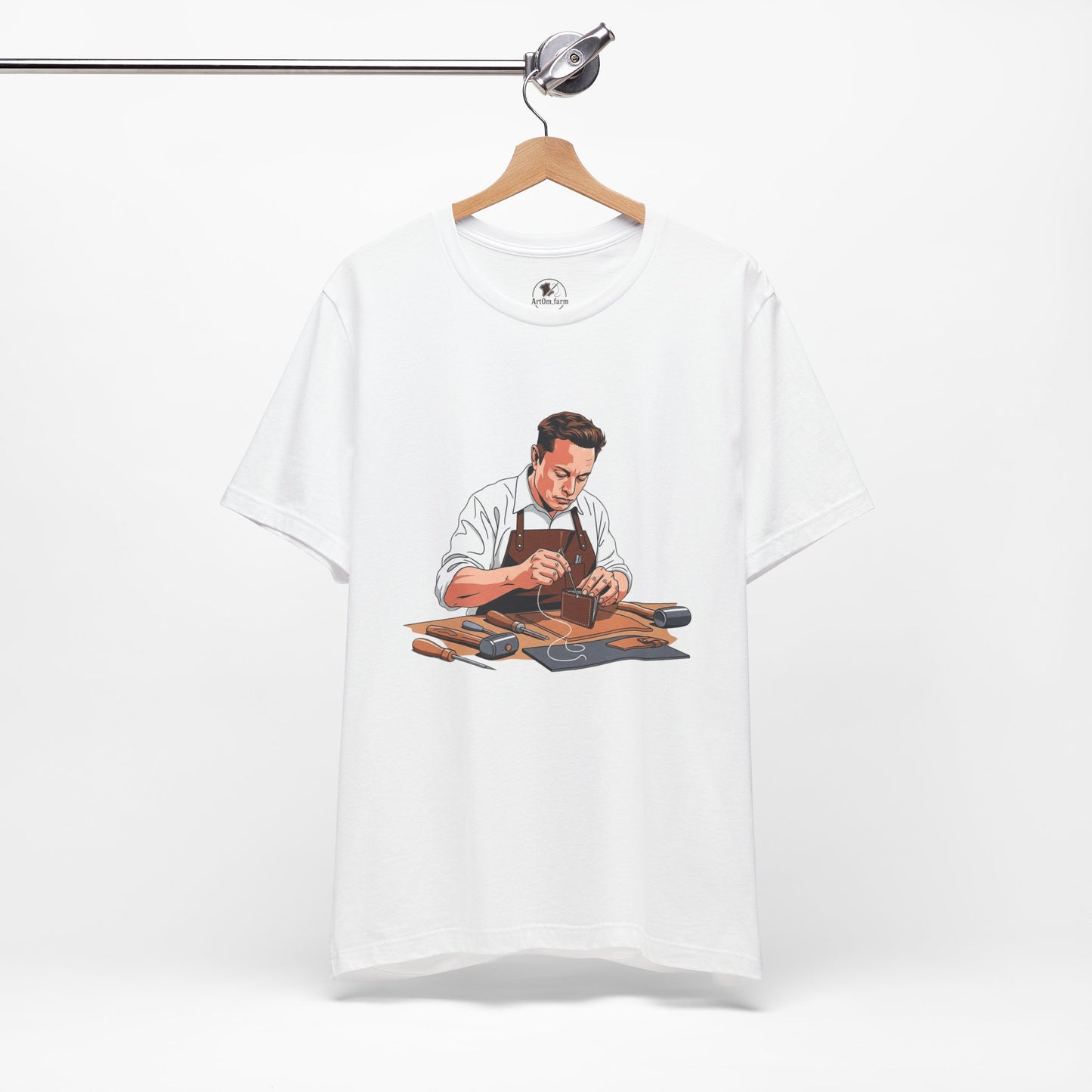 Craftsman Tee - Celebrate Artisanship with the Perfect Gift for Handyman and Father's Day, Ideal for Casual Everyday Wear - ArtOm_farm™ LEATHER