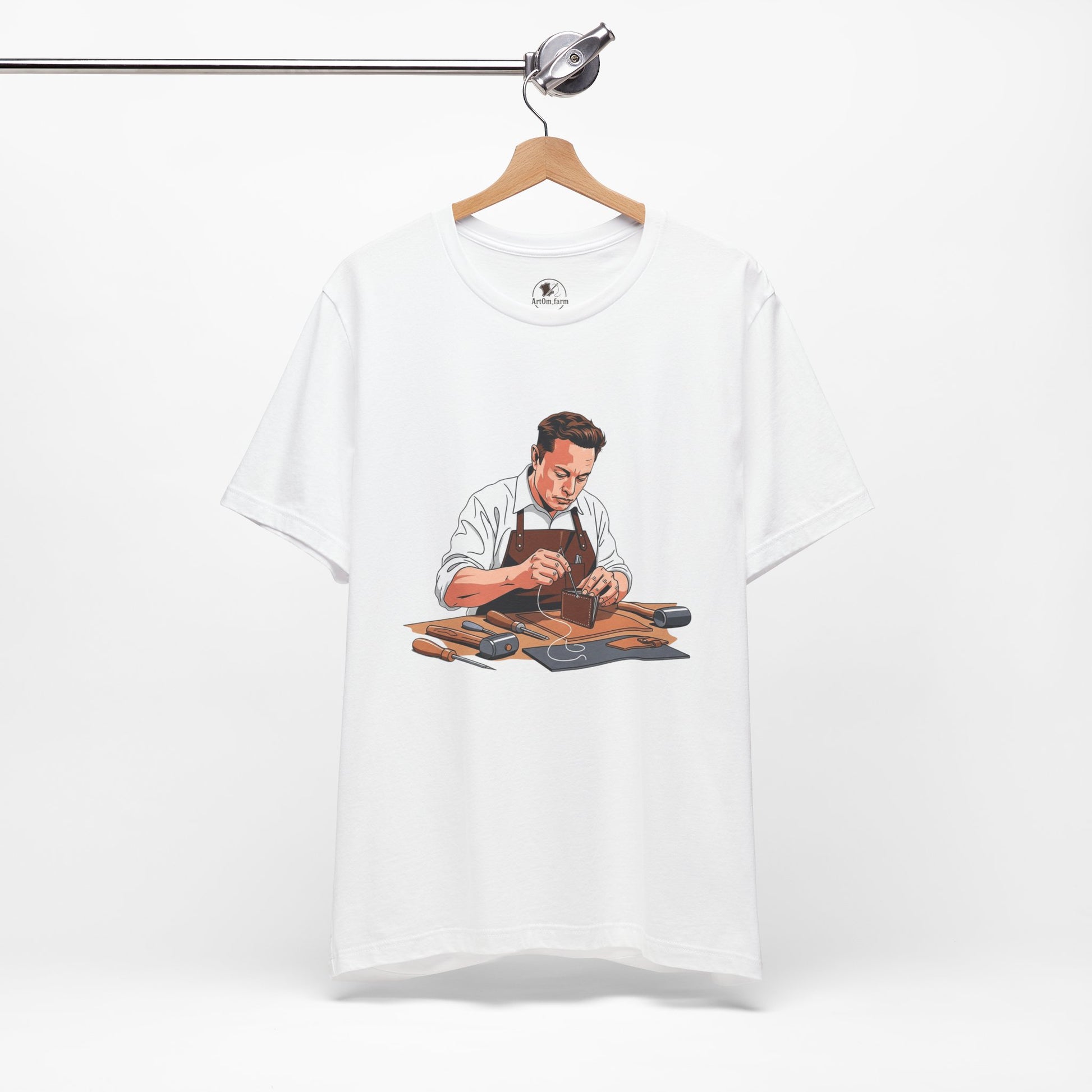 Craftsman Tee - Celebrate Artisanship with the Perfect Gift for Handyman and Father's Day, Ideal for Casual Everyday Wear - ArtOm_farm™ LEATHER