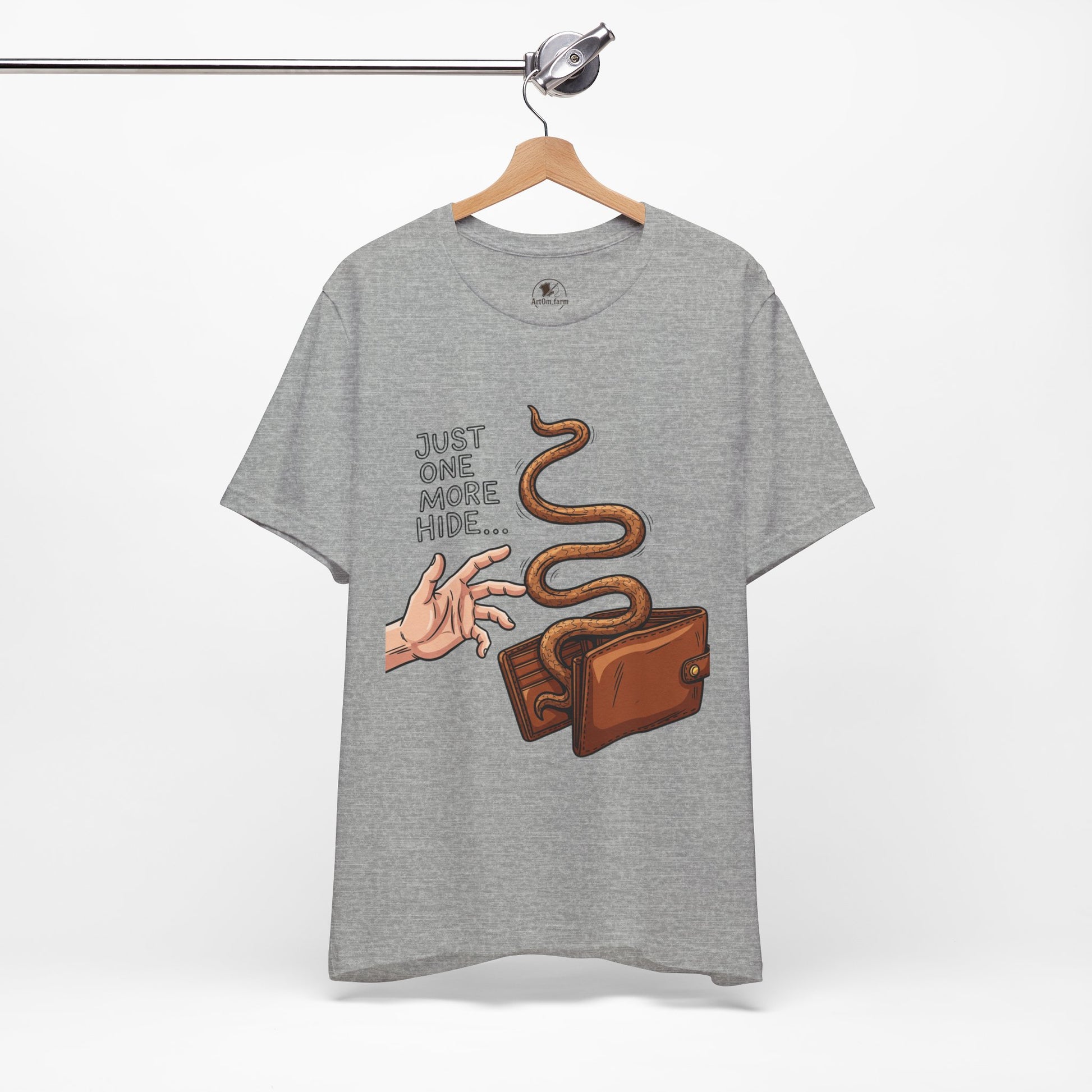Quirky Tees for Fun Lovers - Perfect Casual Wear for Gifts, Parties, and Everyday Humor - ArtOm_farm™ LEATHER 