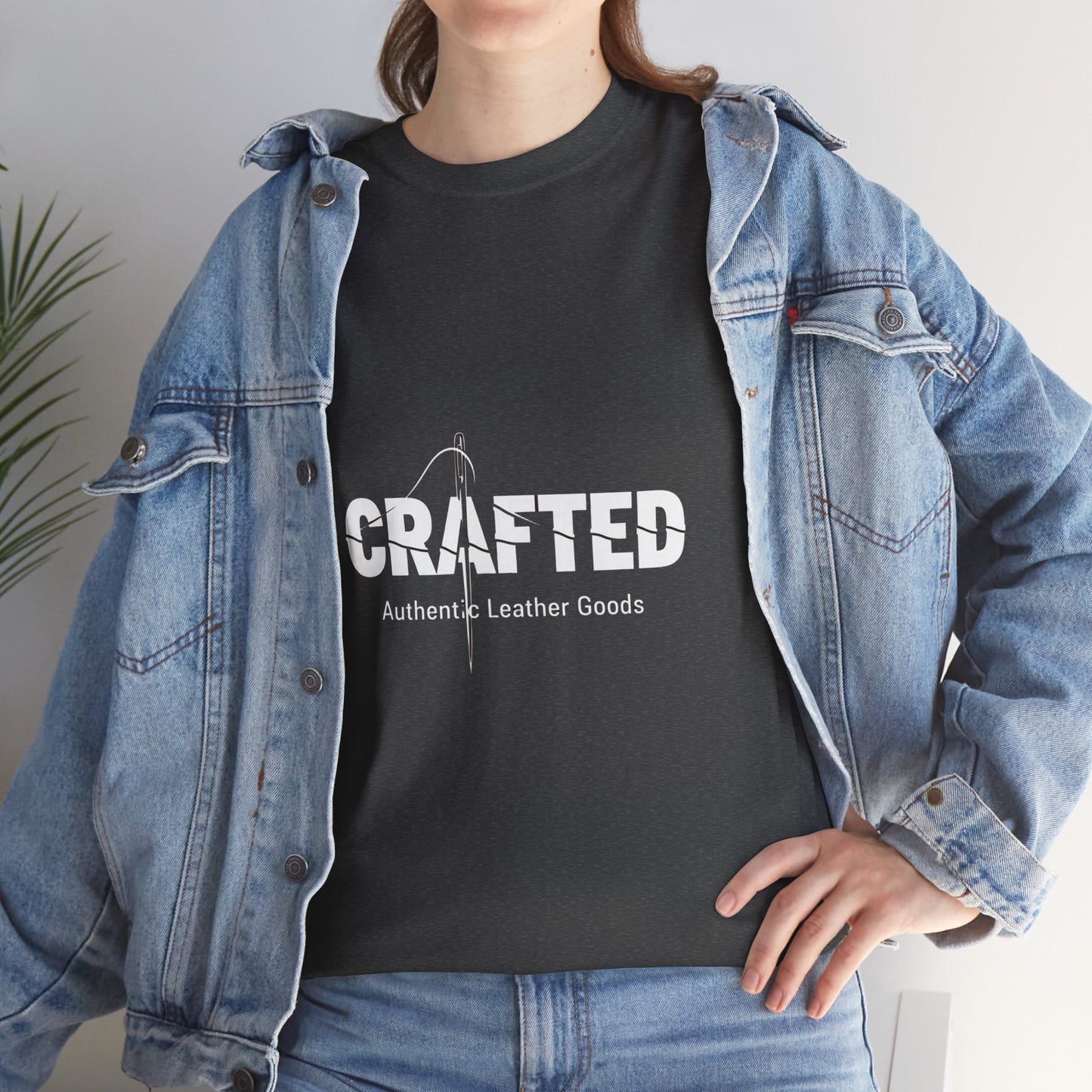 Crafted Leather Goods Tee - Artisan Unisex T-Shirt for Casual Everyday Wear, Unique Gift for Him, Perfect for Craft Lovers - ArtOm_farm™ LEATHER