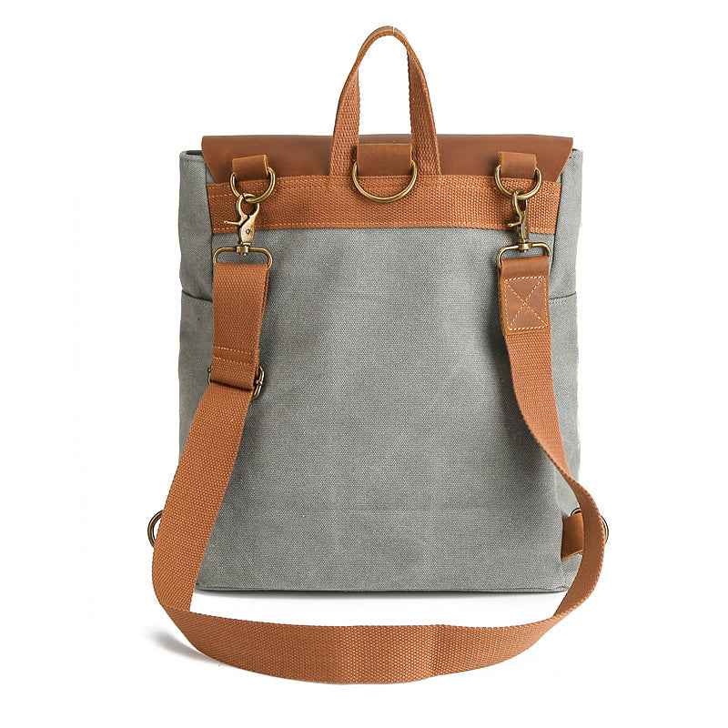 Retro Crazy Horse Leather Backpack for Timeless Style and Durability - ArtOm_farm™ LEATHER