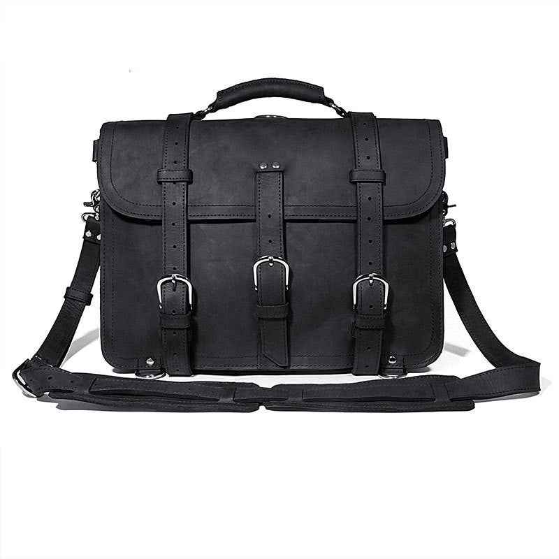 Crazy Horse Leather Tote Bag - Durable and Stylish Everyday Companion - ArtOm_farm™ LEATHER