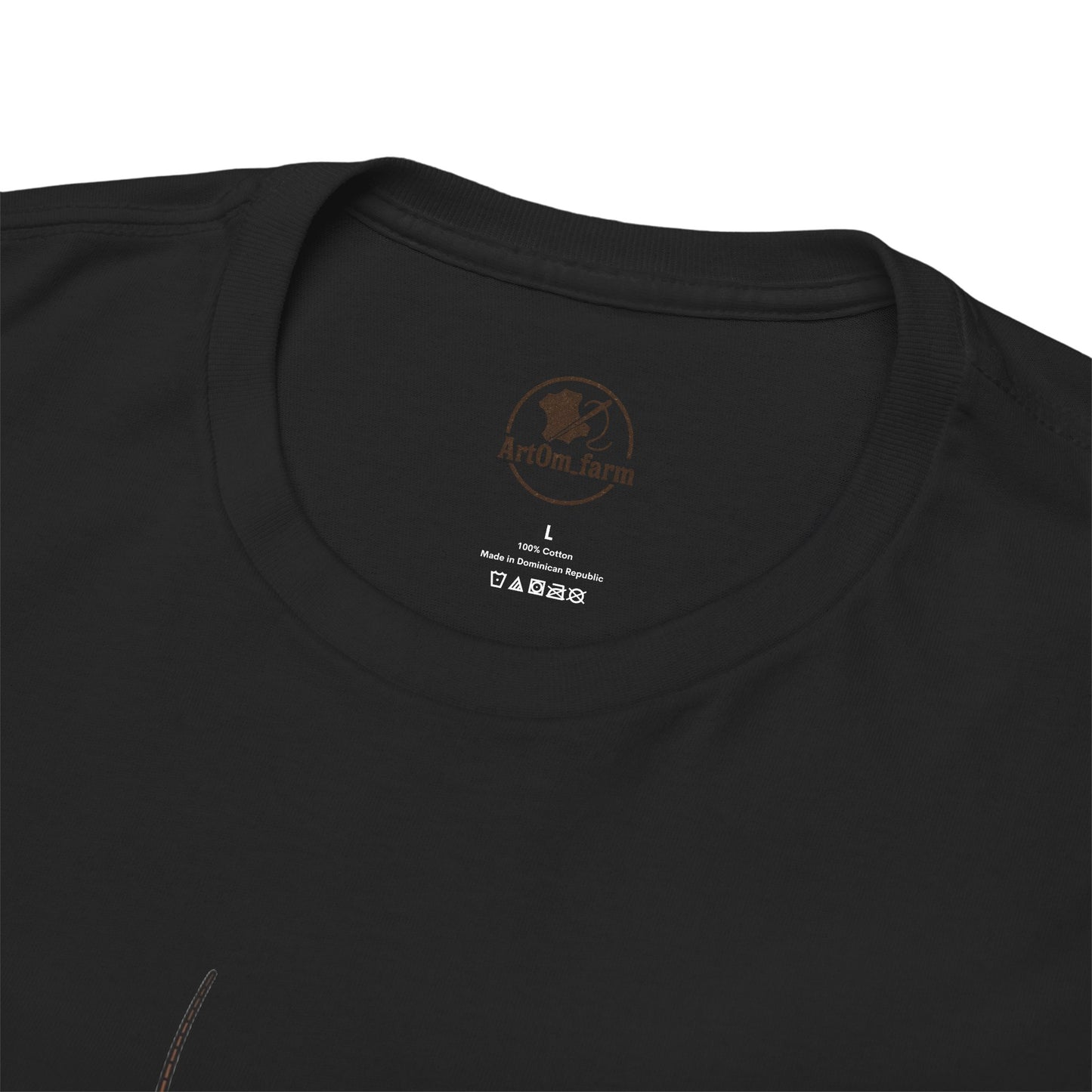 Creative Fishing Tee - Eco-Friendly Fishing Shirt with Cartoon Crab Design, Perfect Gift for Fisherman, Unisex Heavy Cotton Tee - ArtOm_farm™ LEATHER