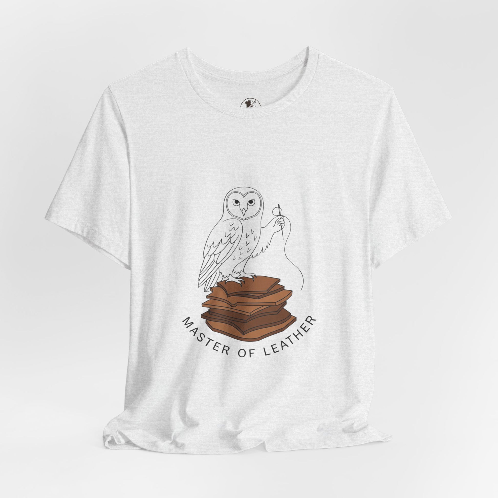 Master of Leather Tee - Ideal for Craftsmen, Creative Gifts, Casual Wear, and Artistic Celebrations - ArtOm_farm™ LEATHER