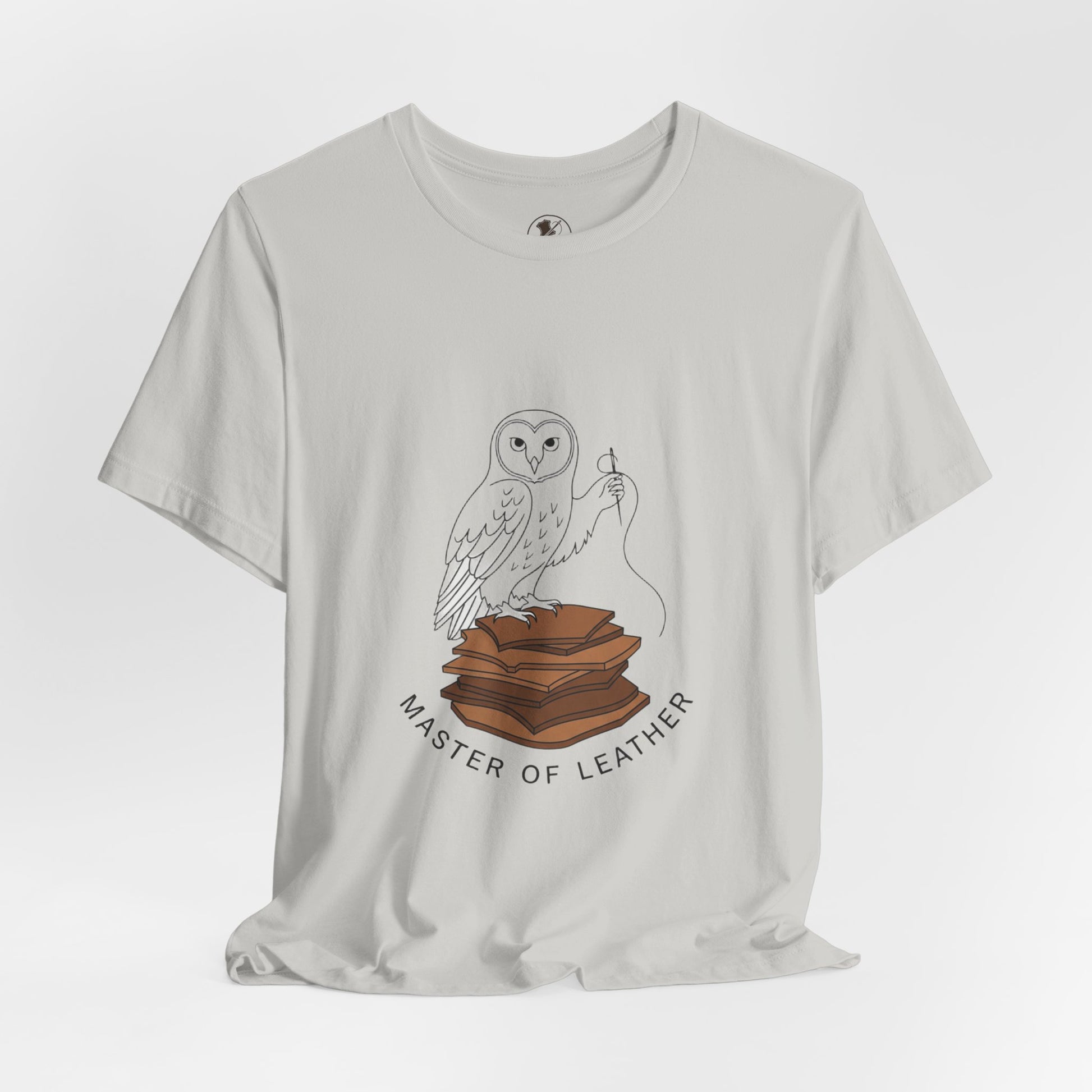 Master of Leather Tee - Ideal for Craftsmen, Creative Gifts, Casual Wear, and Artistic Celebrations - ArtOm_farm™ LEATHER 
