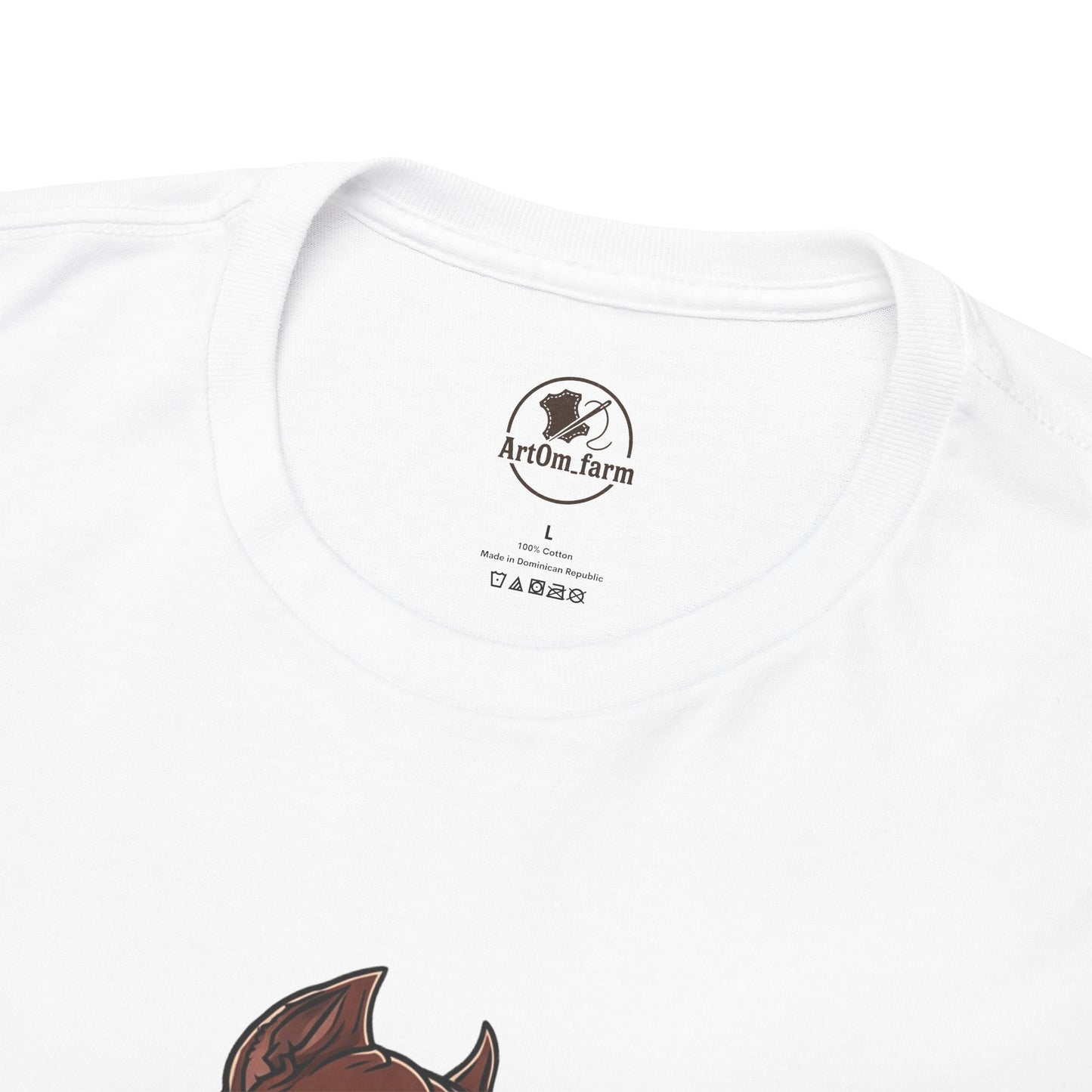 Artistic Dog Lover Tee - Casual Graphic T-Shirt for Pet Owners, Ideal Gift for Birthdays and Holidays - ArtOm_farm™ LEATHER