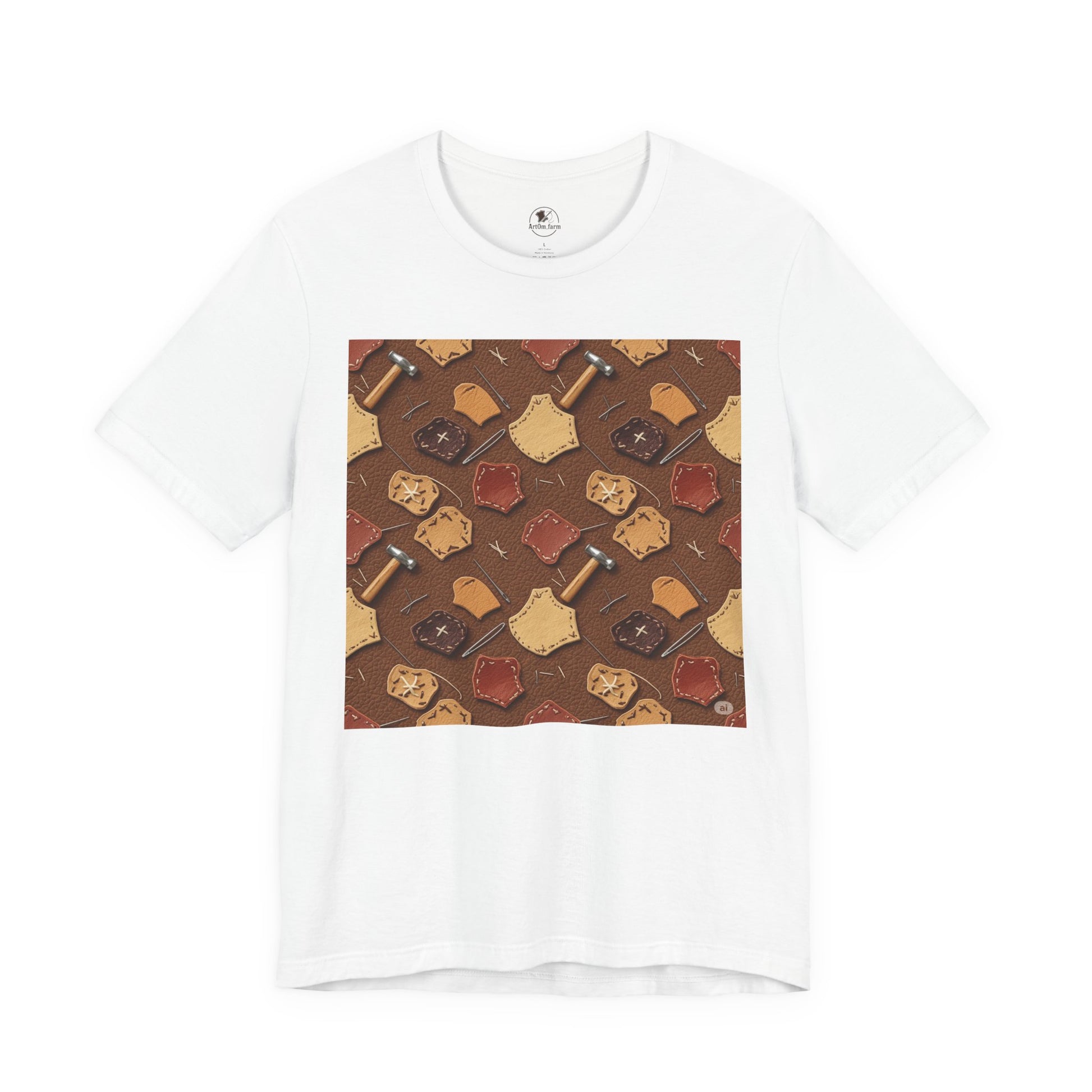 Gourmet Cookie Tee - Sweet Treat Shirt for Food Lovers, Perfect Gift for Baking Enthusiasts - ArtOm_farm™ LEATHER