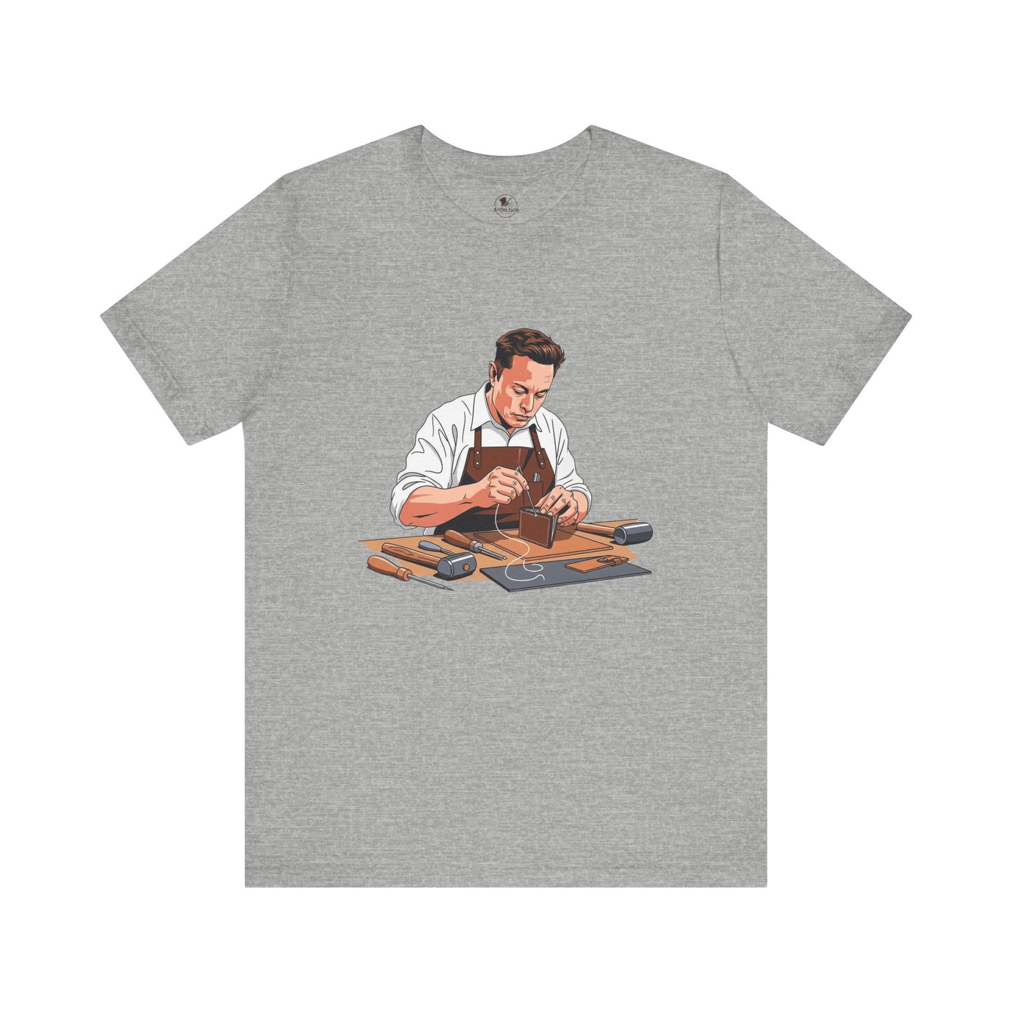 Craftsman Tee - Celebrate Artisanship with the Perfect Gift for Handyman and Father's Day, Ideal for Casual Everyday Wear - ArtOm_farm™ LEATHER