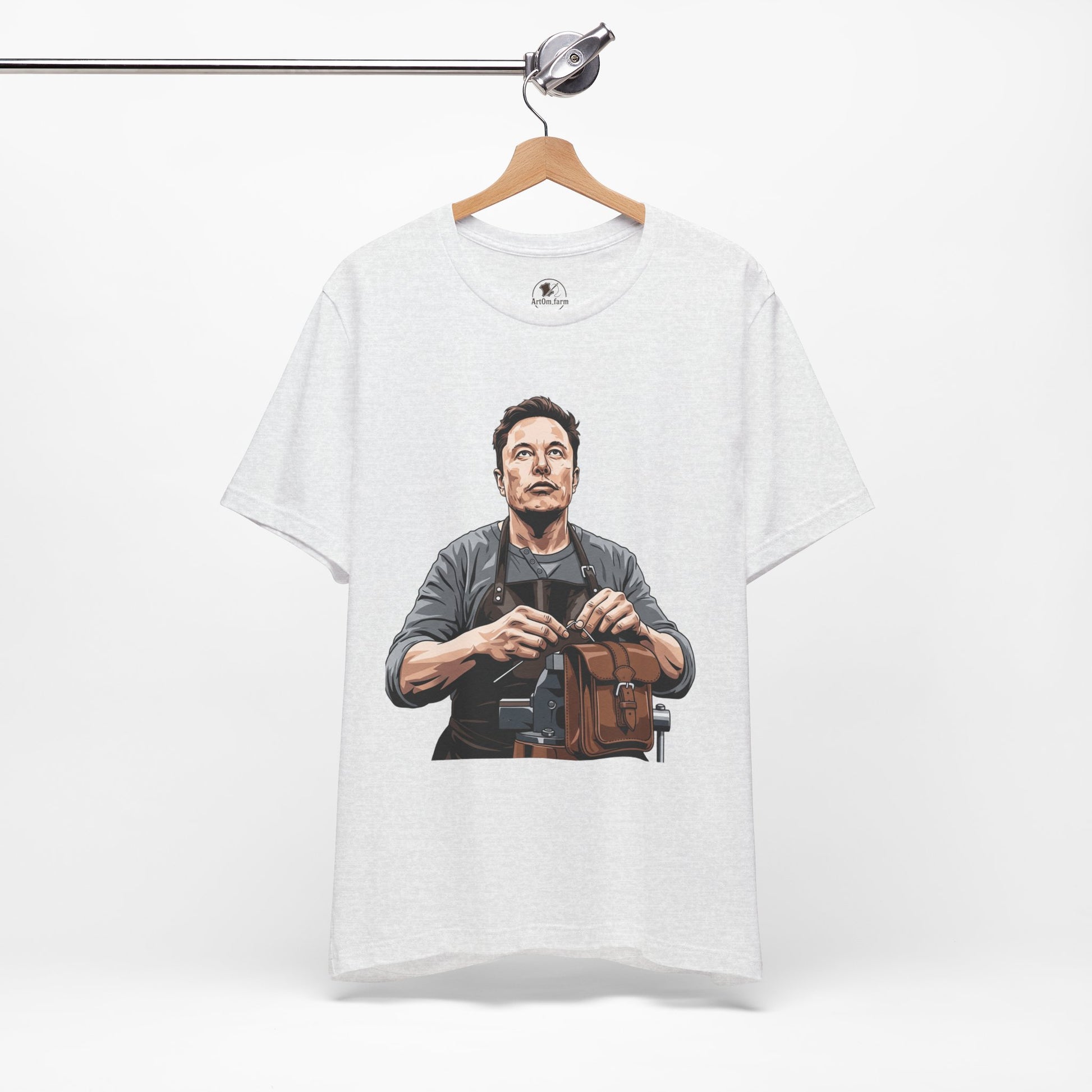 Creative Innovator Tee - Perfect Humor T-Shirt for Tech Enthusiasts and Engineers - ArtOm_farm™ LEATHER 