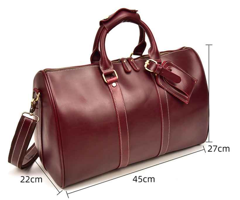 Crazy Horse Leather Tote Bag - ArtOm_farm™ LEATHER