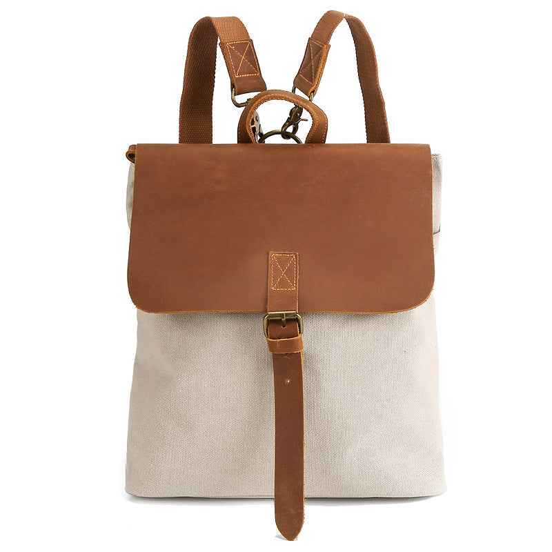 Retro Crazy Horse Leather Backpack for Timeless Style and Durability - ArtOm_farm™ LEATHER