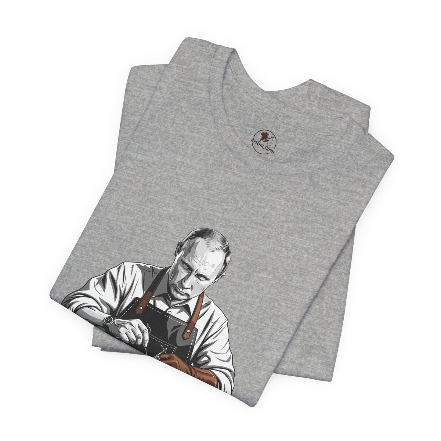 Craftsman Graphic Tee for Artisans, Perfect Birthday Gifts and Everyday Wear - ArtOm_farm™ LEATHER 