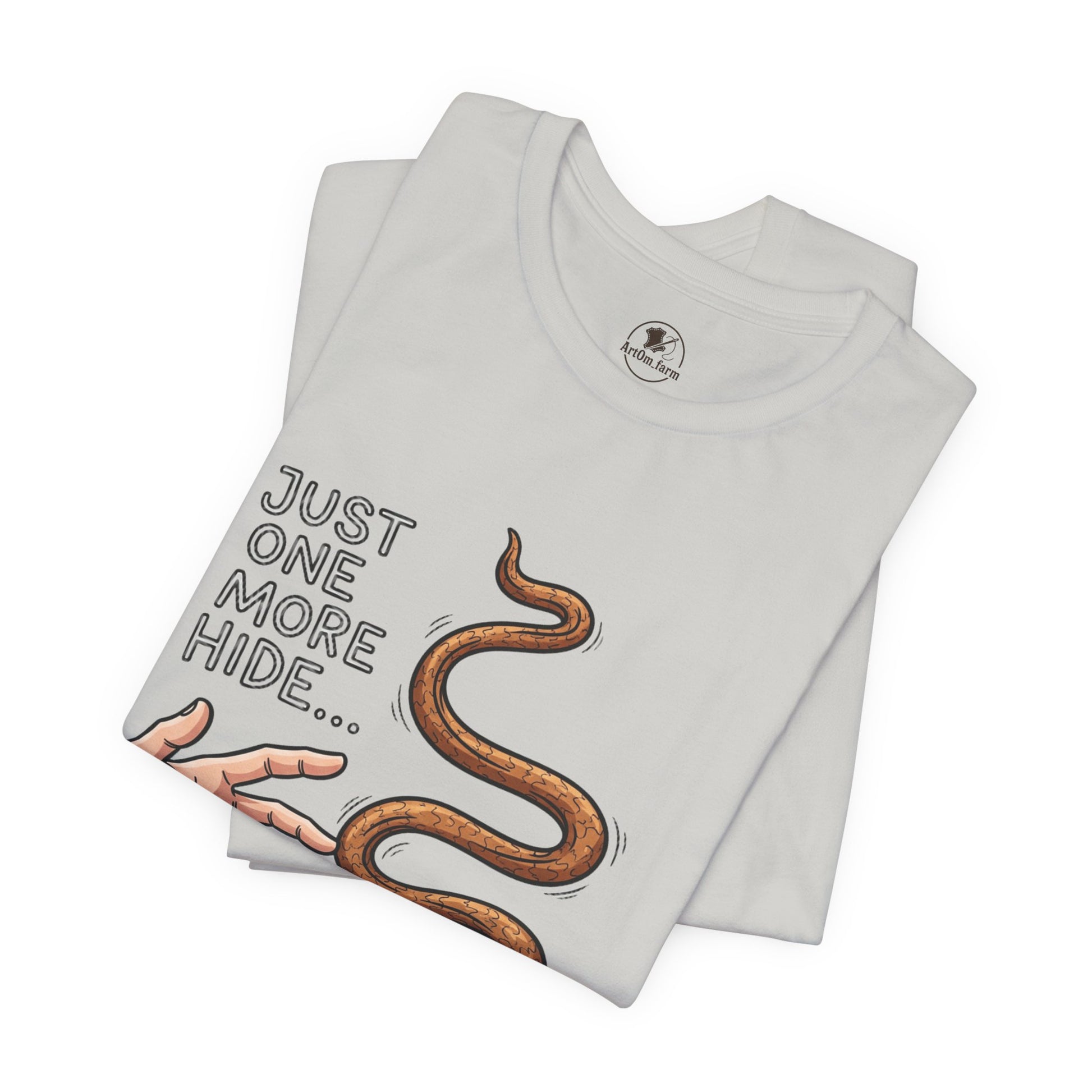 Quirky Tees for Fun Lovers - Perfect Casual Wear for Gifts, Parties, and Everyday Humor - ArtOm_farm™ LEATHER 