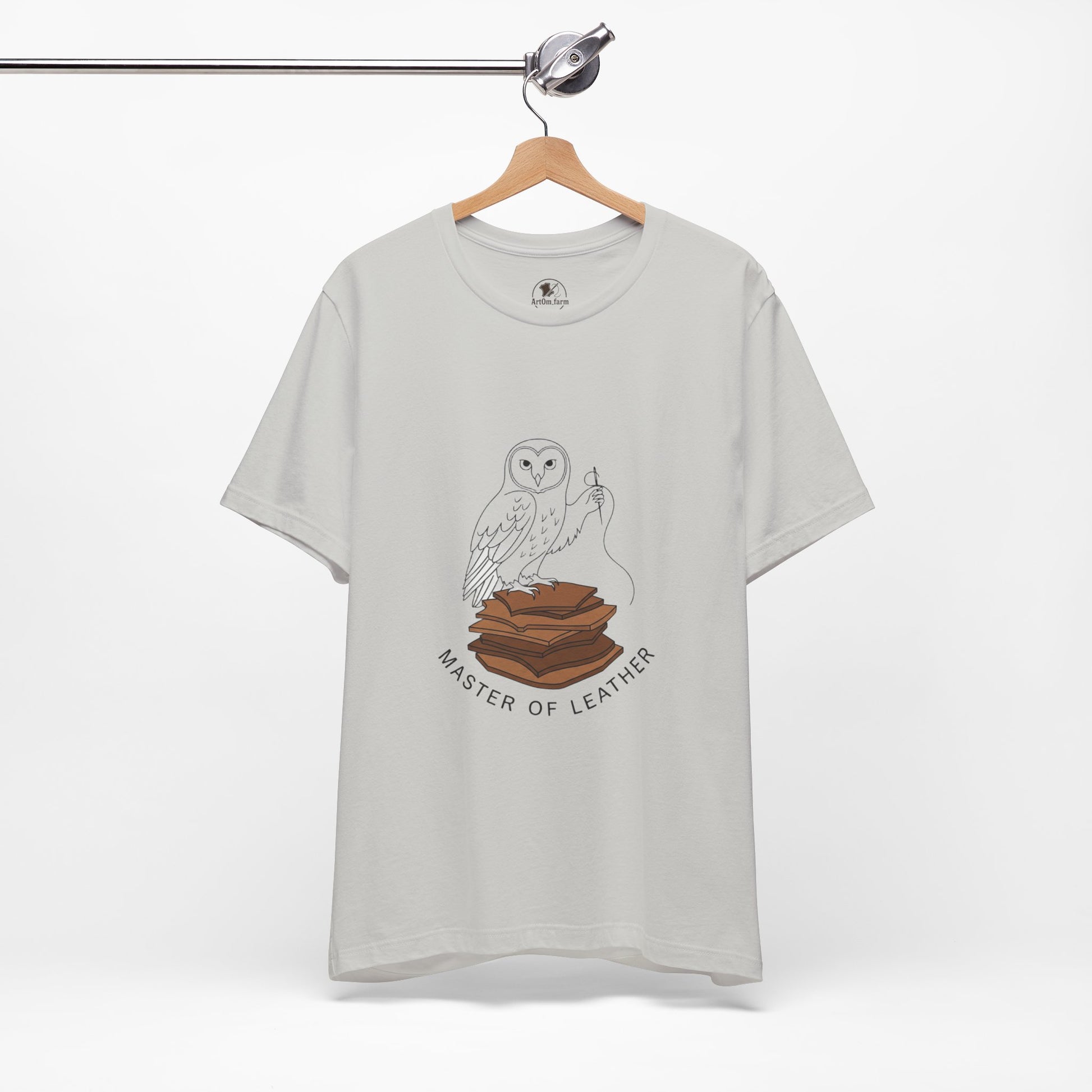 Master of Leather Tee - Ideal for Craftsmen, Creative Gifts, Casual Wear, and Artistic Celebrations - ArtOm_farm™ LEATHER 