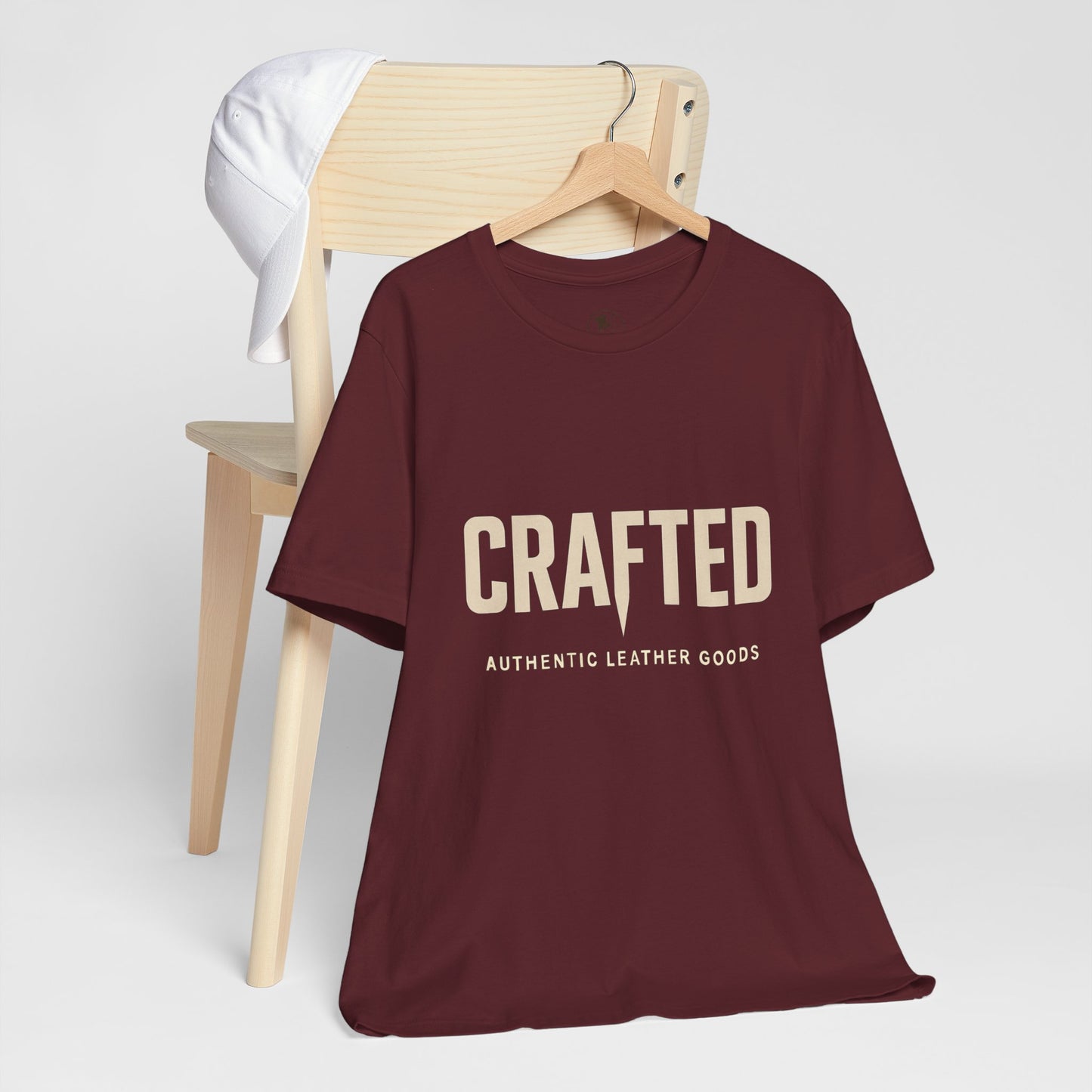 Crafted Leather Goods Tee - Unisex Casual Shirt, Vintage Style Cozy Everyday Wear, Perfect Gift for Him