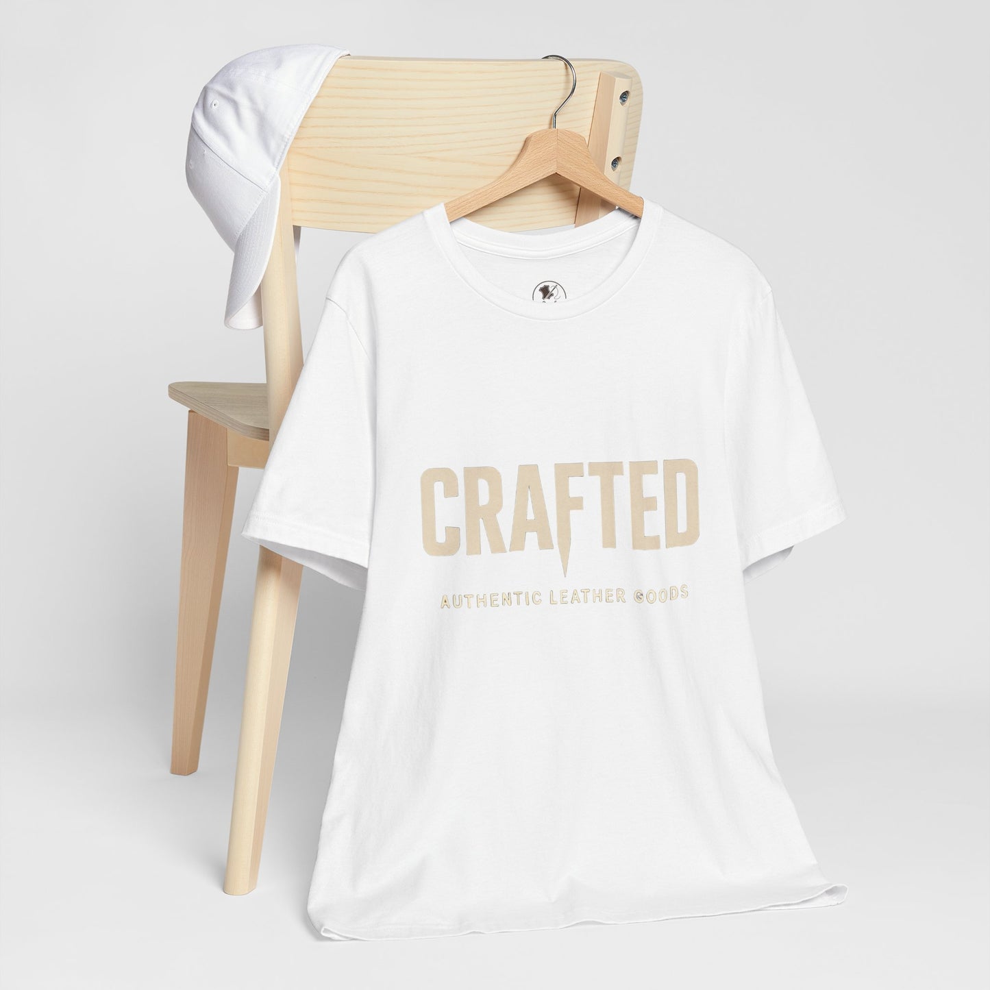 Crafted Leather Goods Tee - Unisex Casual Shirt, Vintage Style Cozy Everyday Wear, Perfect Gift for Him - ArtOm_farm™ LEATHER