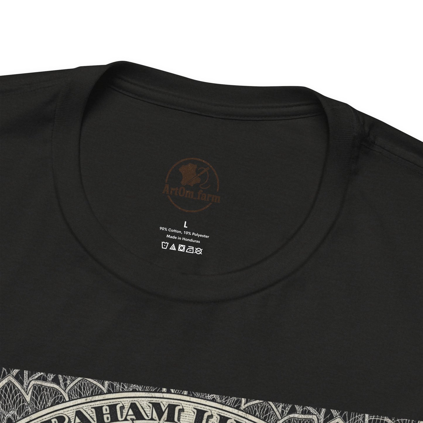 Abraham Lincoln T-Shirt - Vintage Graphic Unisex Tee for History Lovers, Educational Casual Wear, Patriotic Gift - ArtOm_farm™ LEATHER 