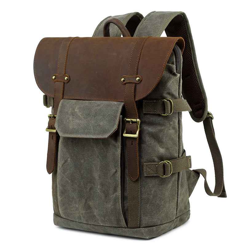 Waterproof Shoulder Bag - Durable Canvas Shoulder Tote for All Weather