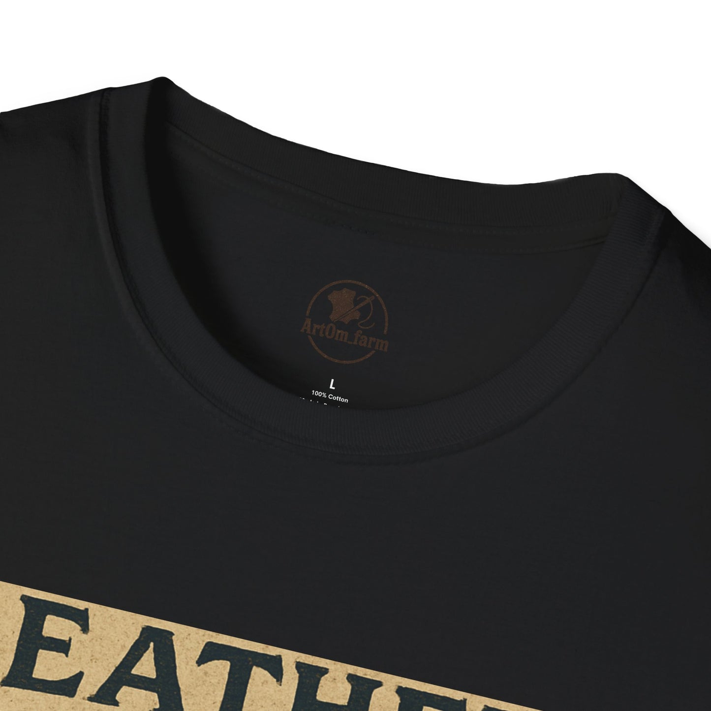 Leatherworking T-Shirt for Enthusiasts, Unisex Softstyle Tee for Craft Workshops and Holidays, Durable and Stylish Gift - ArtOm_farm™ LEATHER