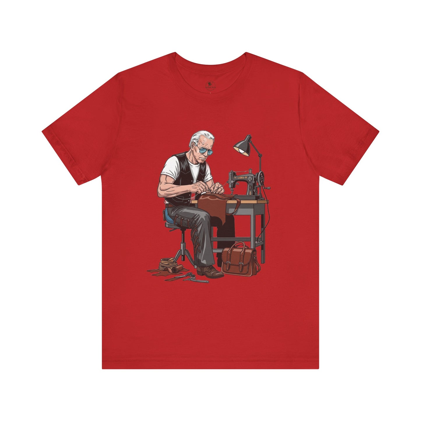 Craftsman Tee for Makers - Perfect Father's Day Gift for Sewing Enthusiasts and Artisan Apparel - ArtOm_farm™ LEATHER