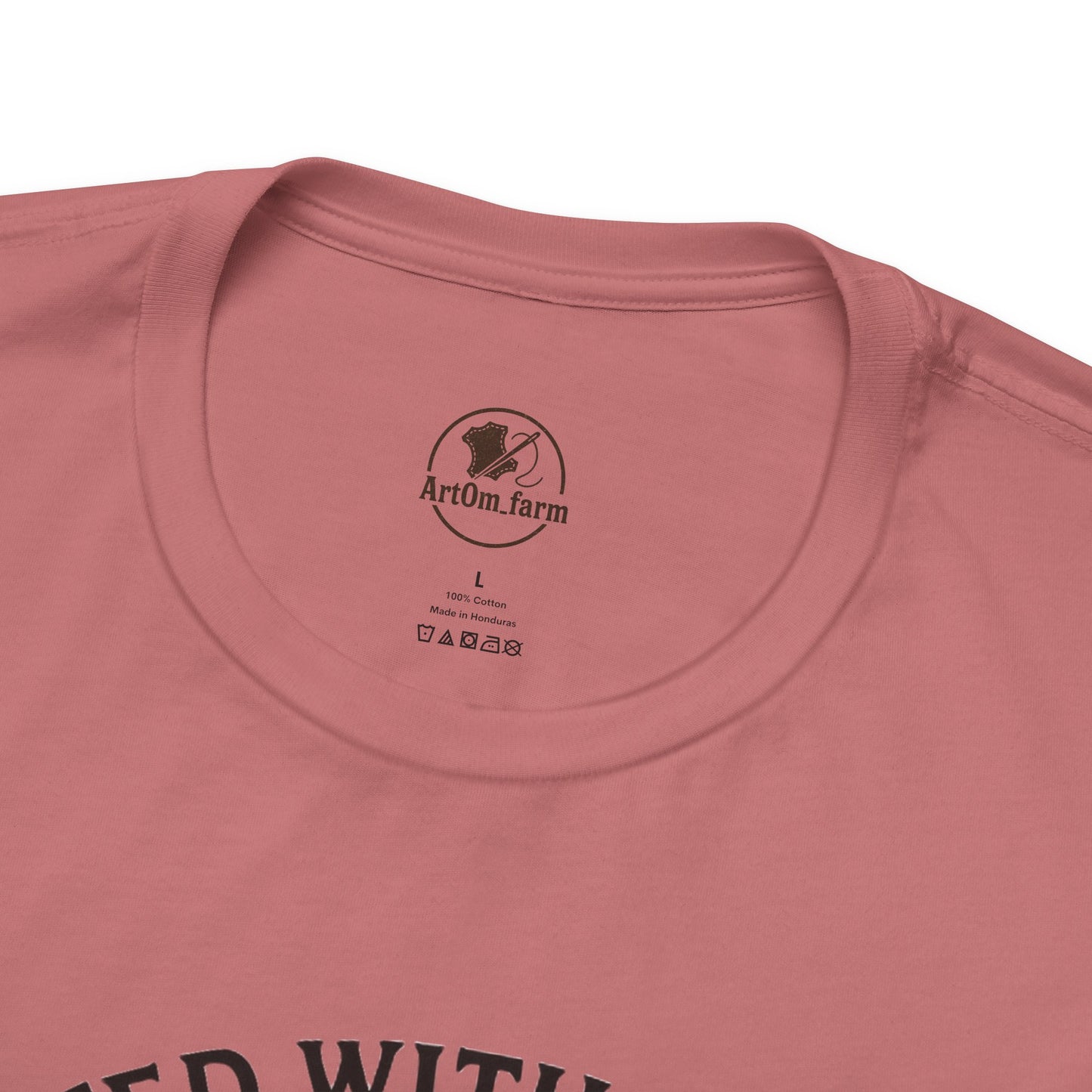 Wise Owl Unisex Tee - Unique Animal Design, Eco-Friendly Apparel for Crafters and Style Enthusiasts - ArtOm_farm™ LEATHER 