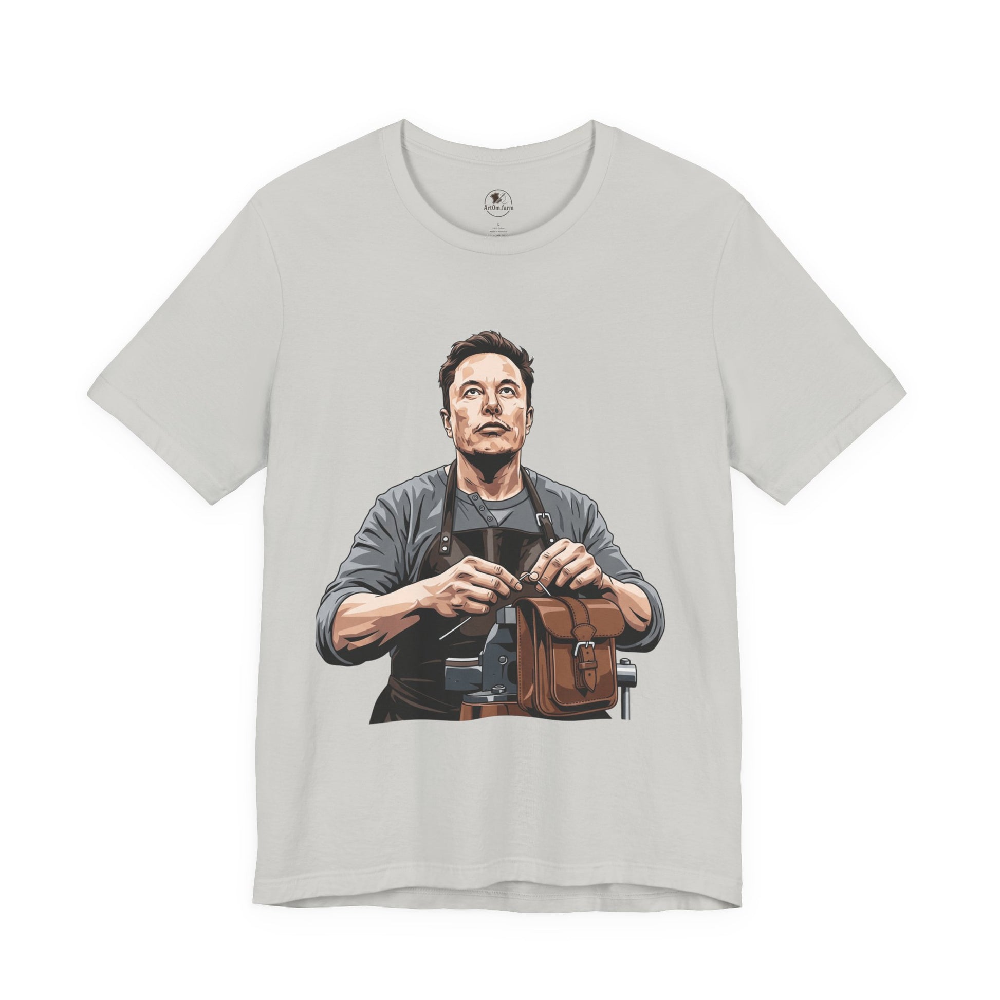 Creative Innovator Tee - Perfect Humor T-Shirt for Tech Enthusiasts and Engineers - ArtOm_farm™ LEATHER 