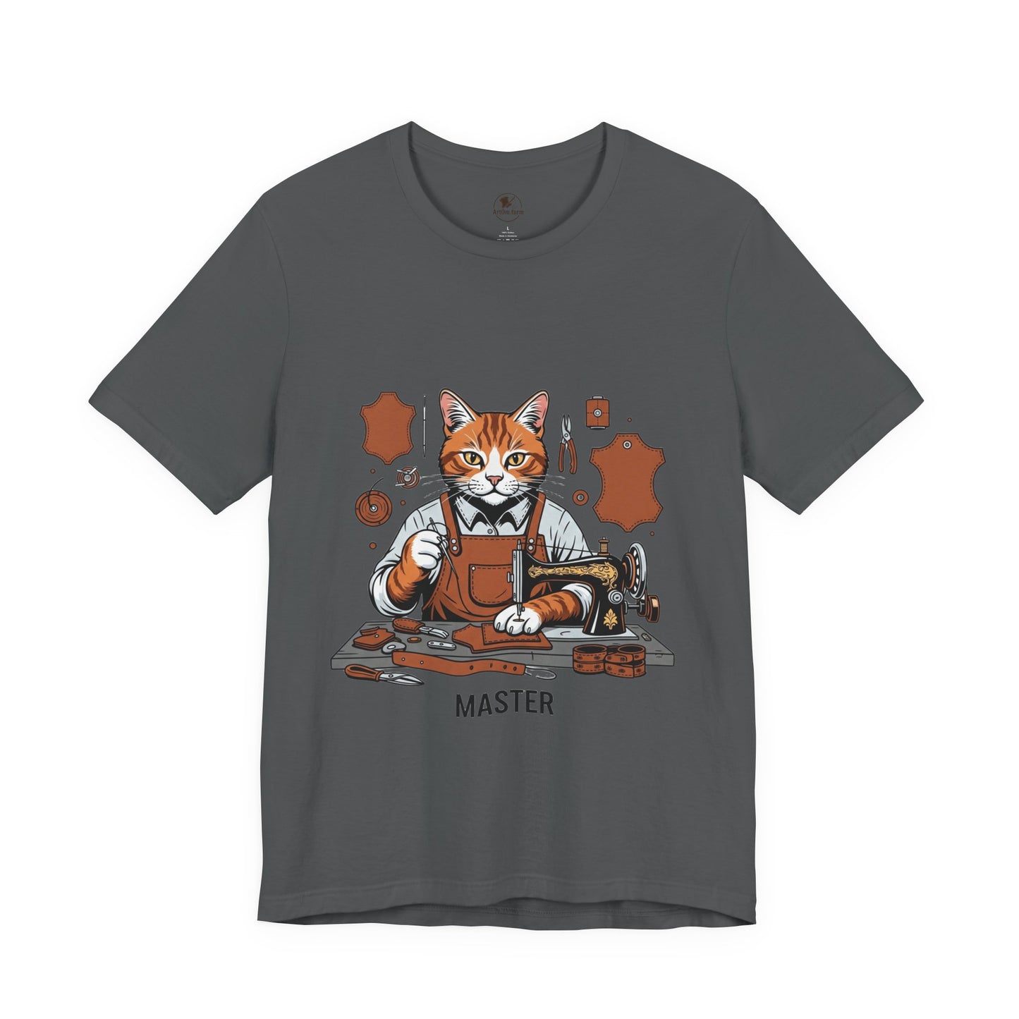 Crafty Cat Master Tee - Funny Cat Shirt for Unisex Pet Lovers, Unique Cat Apparel Gift for Cat Owners