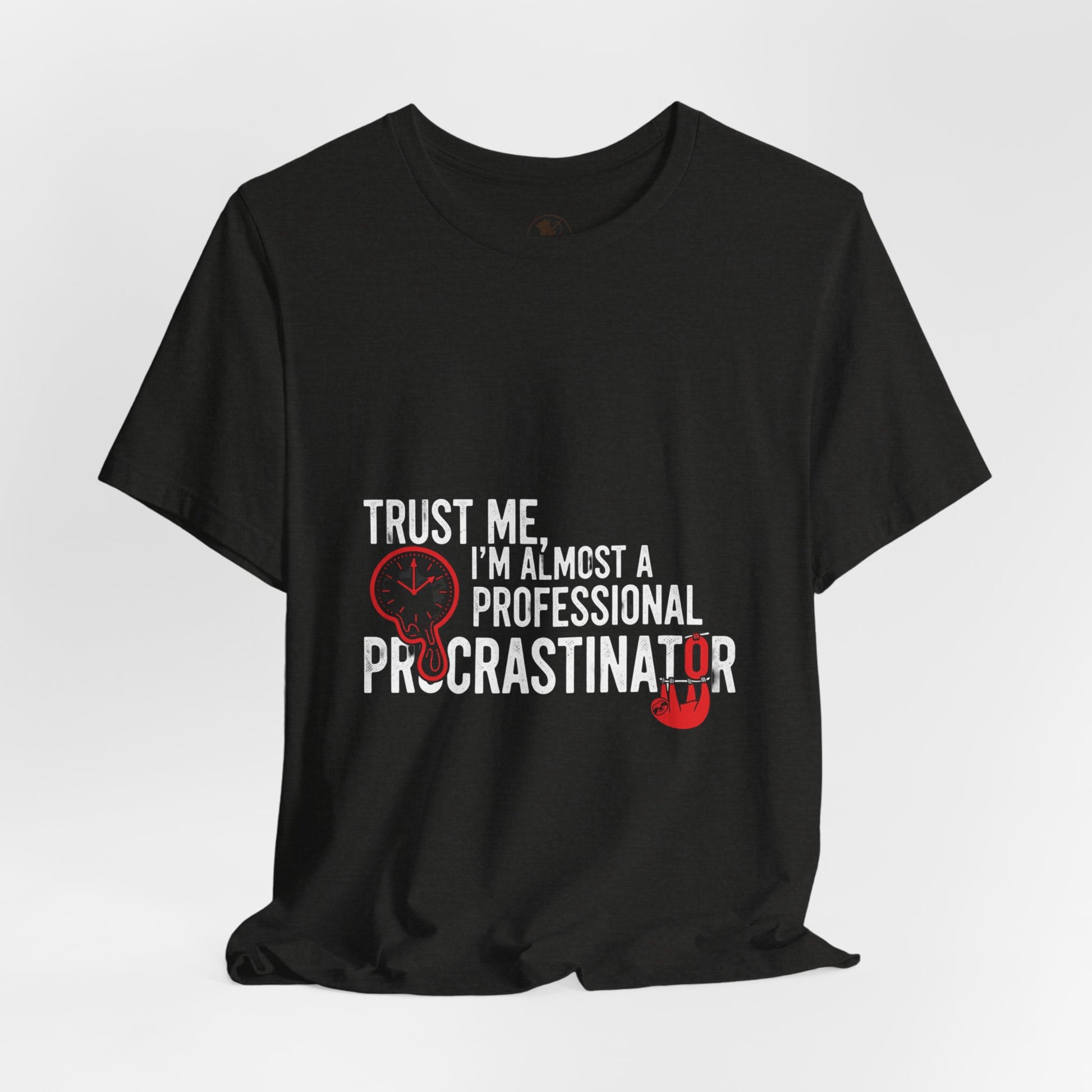 Funny Procrastinator T-Shirt | Humorous Gift for Students | Casual Unisex Graphic Tee - ArtOm_farm™ LEATHER