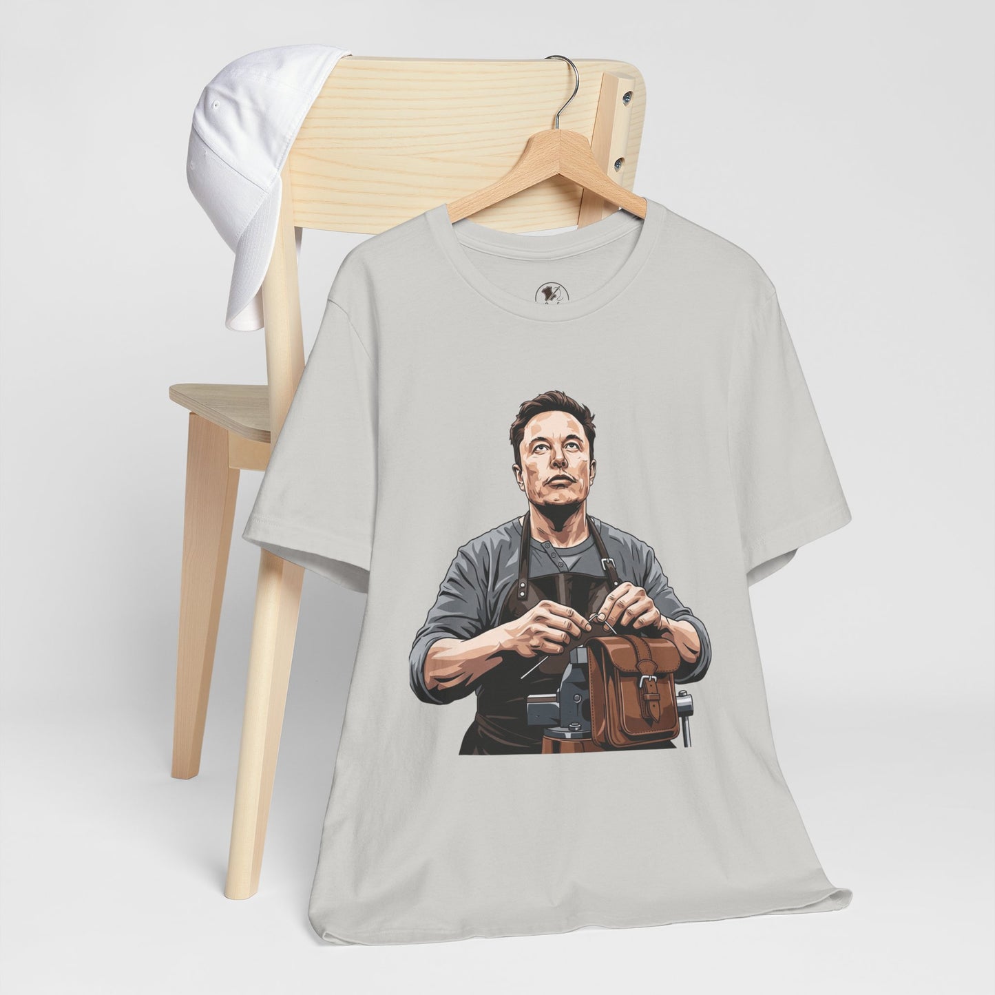 Creative Innovator Tee - Perfect Humor T-Shirt for Tech Enthusiasts and Engineers - ArtOm_farm™ LEATHER 