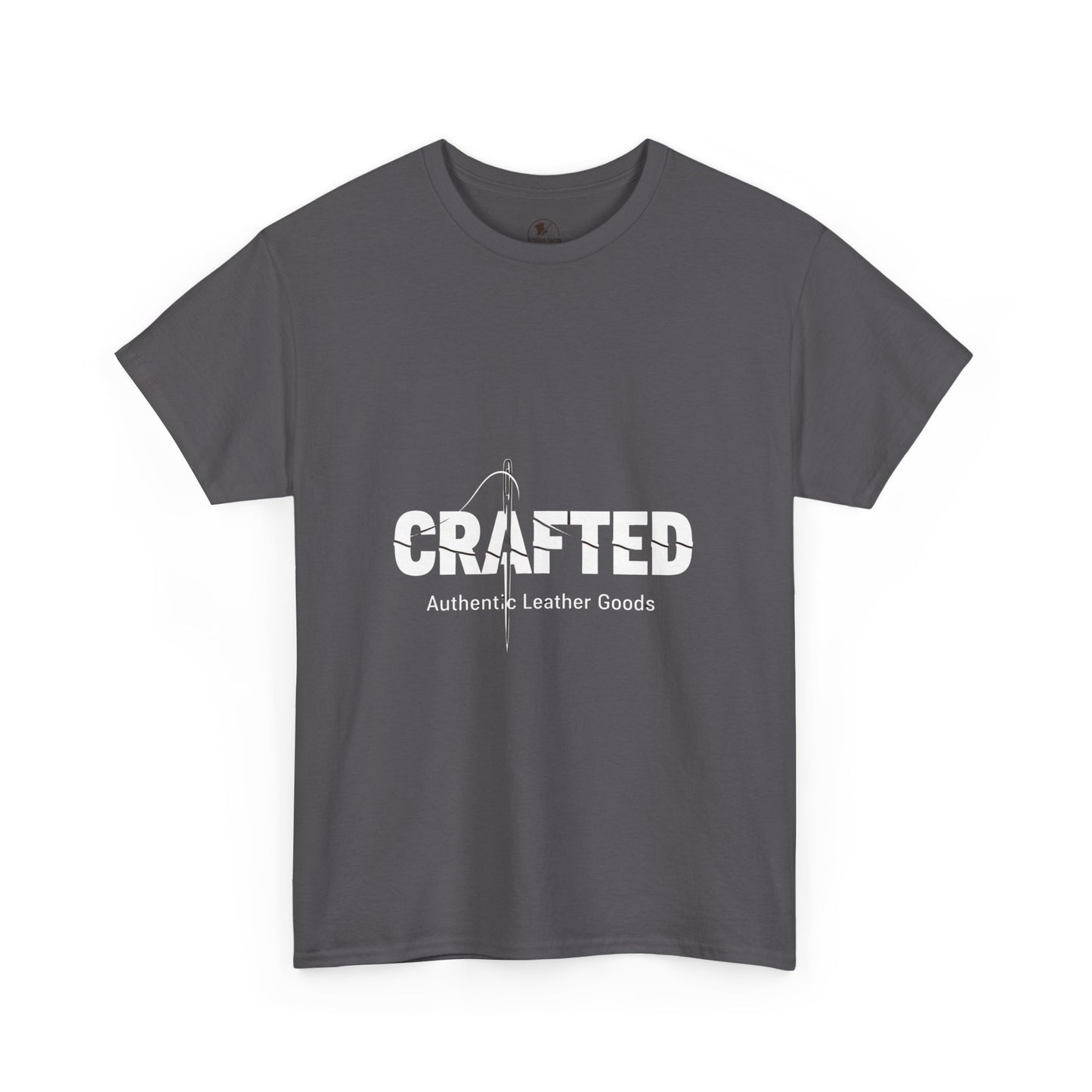 Crafted Leather Goods Tee - Artisan Unisex T-Shirt for Casual Everyday Wear, Unique Gift for Him, Perfect for Craft Lovers - ArtOm_farm™ LEATHER