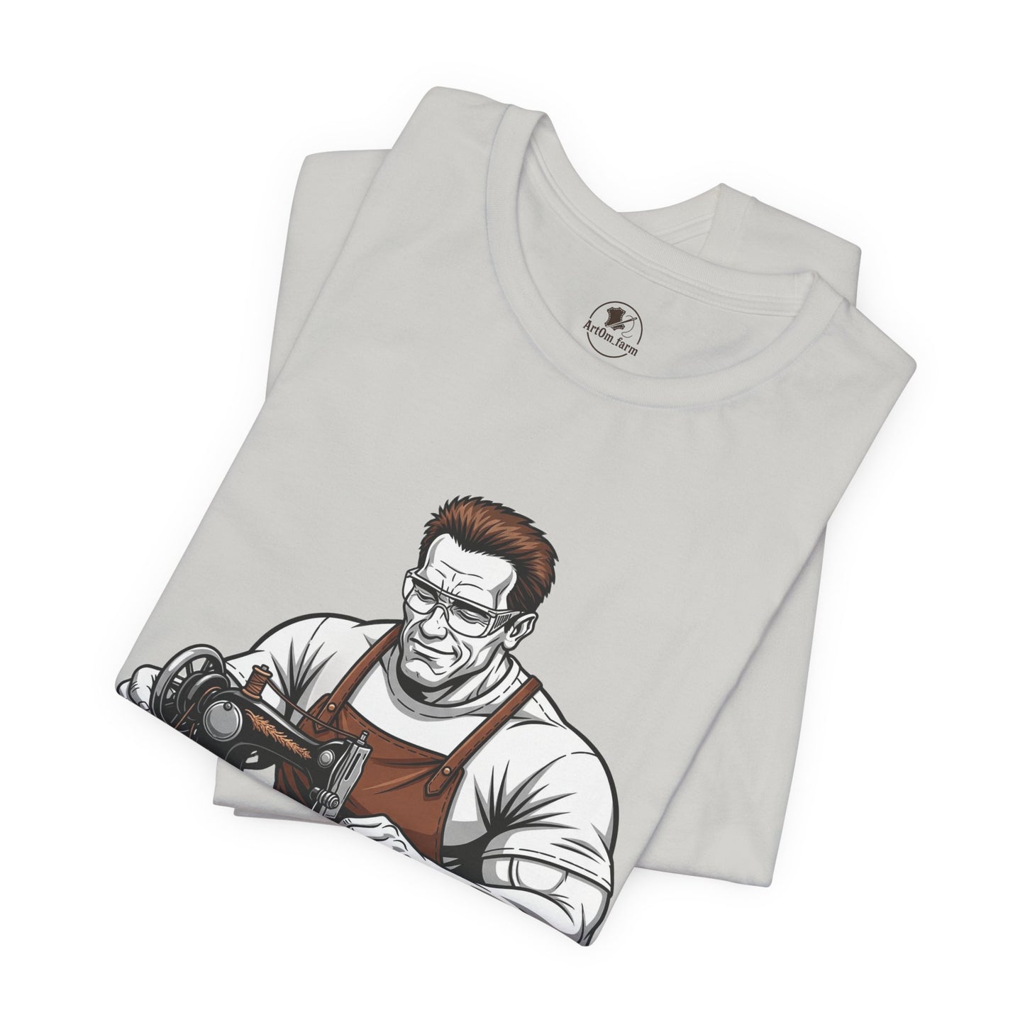 Crafty Masculine Tee - Unique Humor Shirt for Father's Day, Unisex Graphic Tee, Artisan Style Apparel - ArtOm_farm™ LEATHER 