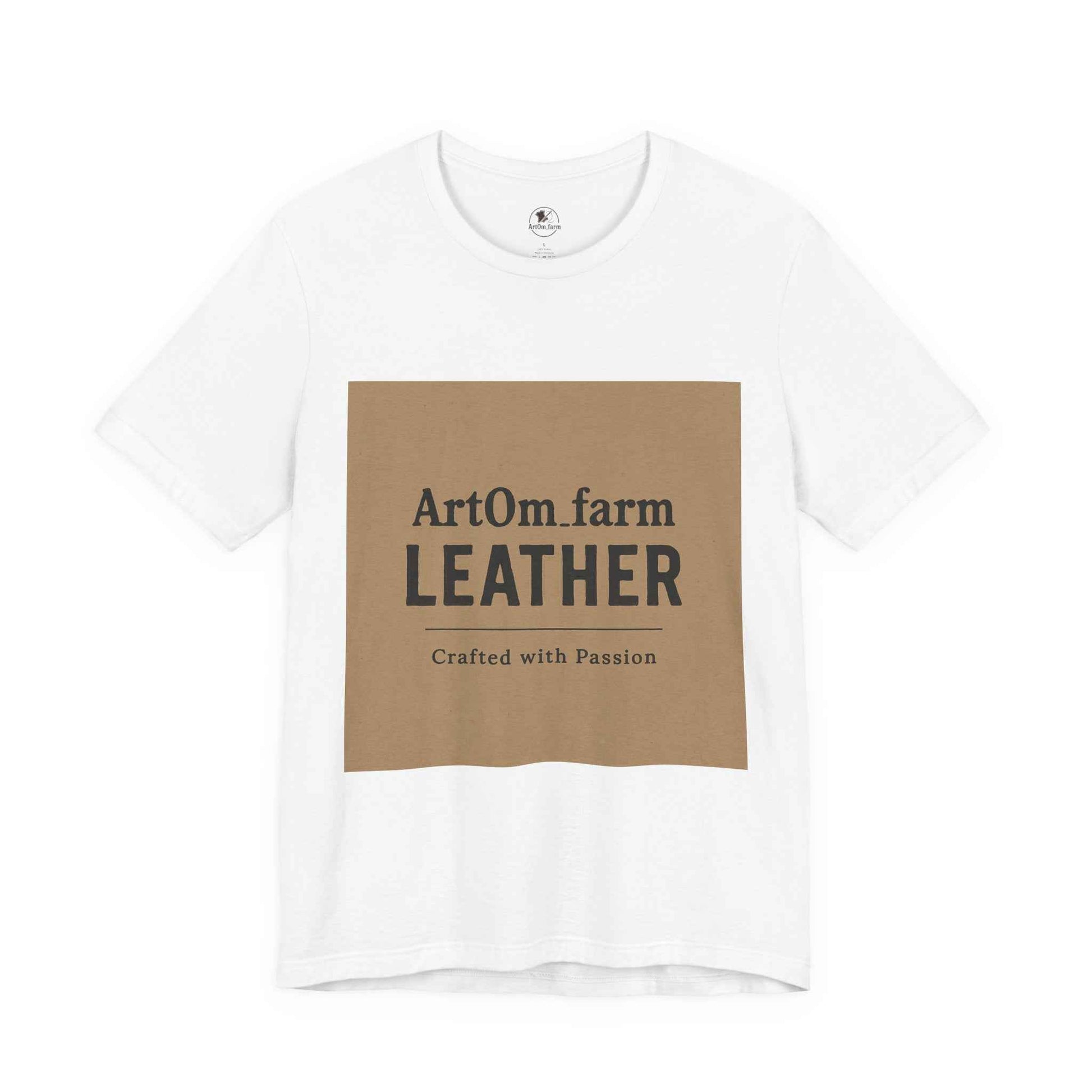 LEATHER Craft T-Shirt - Unisex Jersey Short Sleeve Artisan Tee for Crafters, Perfect Casual Outfit Gift