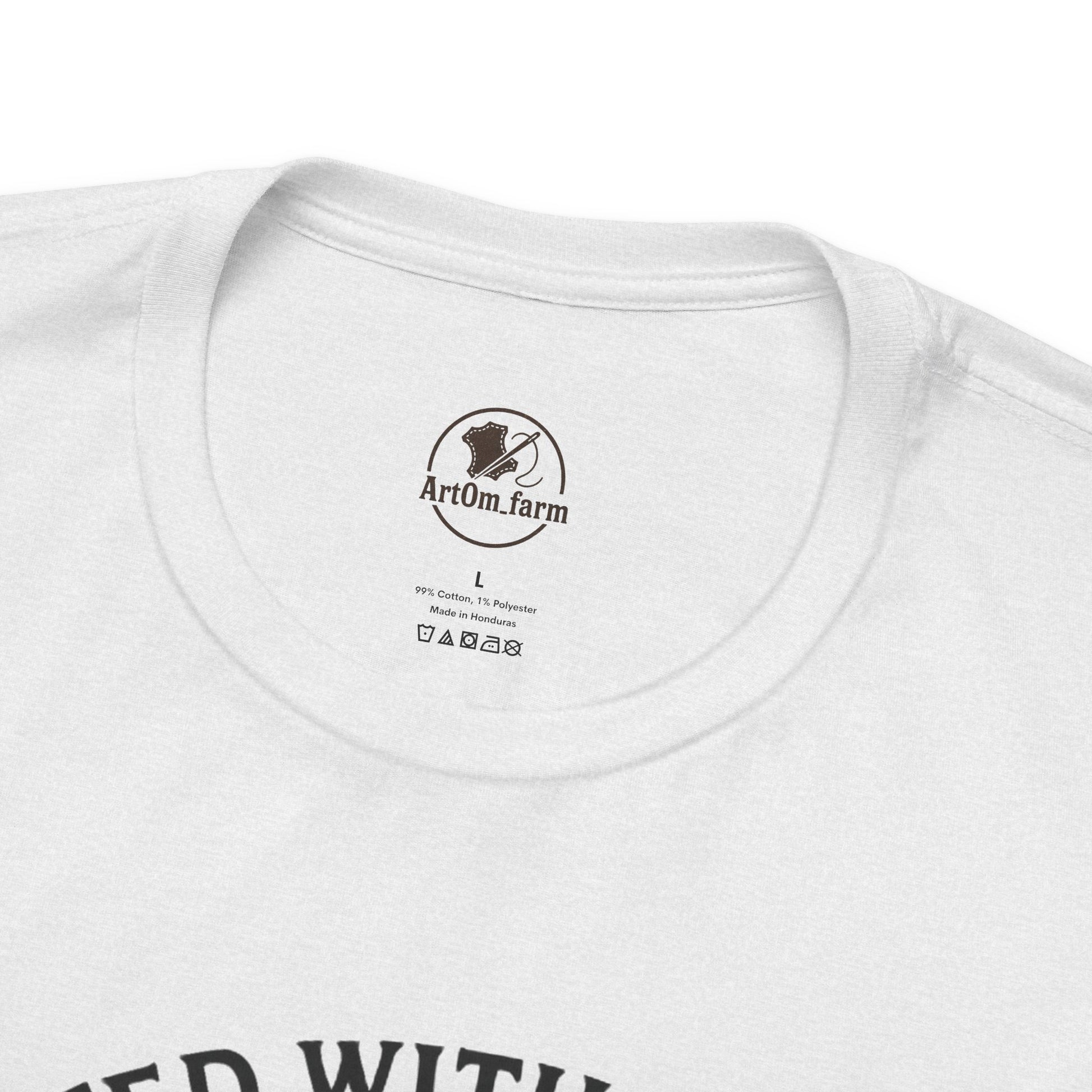 Wise Owl Unisex Tee - Unique Animal Design, Eco-Friendly Apparel for Crafters and Style Enthusiasts - ArtOm_farm™ LEATHER 