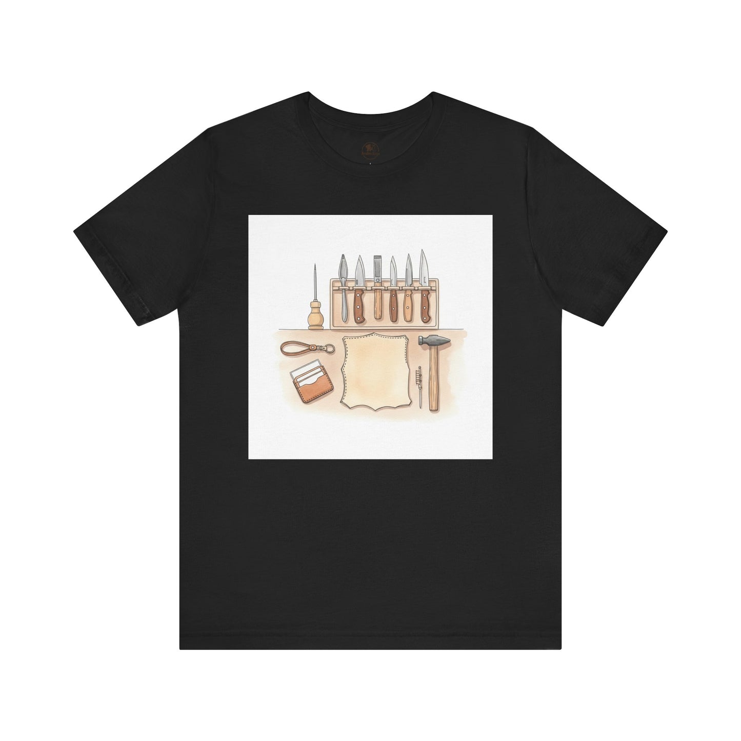 Craftsman Tools Shirt - Short Sleeve Tee for DIY Enthusiasts, Artisan Gift, Workshop Apparel, Perfect Father's Day Gift - ArtOm_farm™ LEATHER