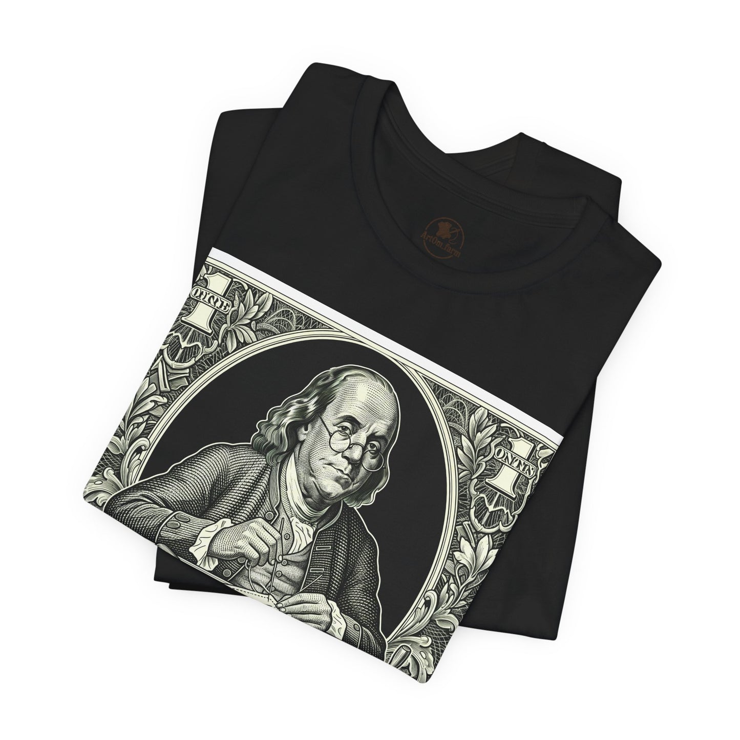 Benjamin Franklin Vintage Tee - Unisex Short Sleeve Shirt Perfect for History Lovers and Unique Teacher Gifts - ArtOm_farm™ LEATHER 