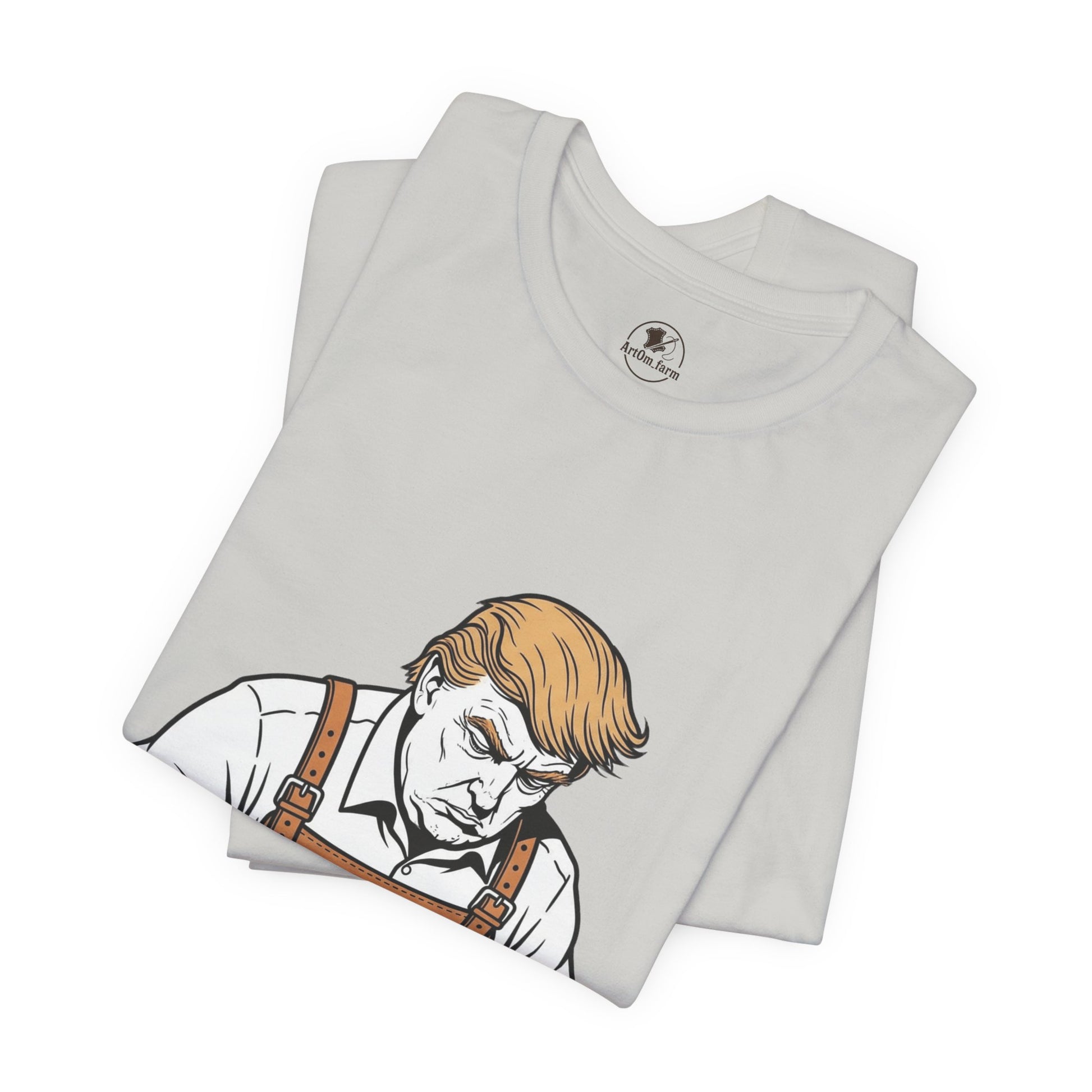 Craftsman Graphic Tee - Workshop T-Shirt for Hobbyists, Unisex Short Sleeve Father's Day Apparel, Artisan Merch - ArtOm_farm™ LEATHER 