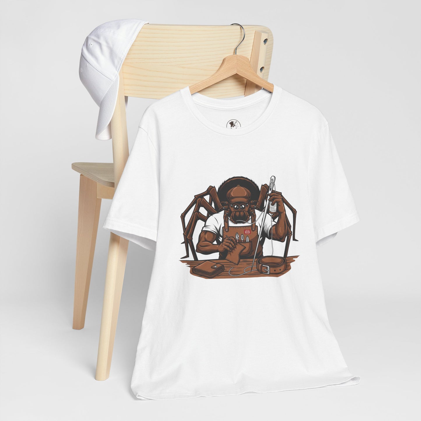 Spider-Man Graphic Tee for Unisex, Fun Short Sleeve Jersey Top, Perfect Gift for Comic Lovers, Casual Wear, Halloween Costume Essential - ArtOm_farm™ LEATHER