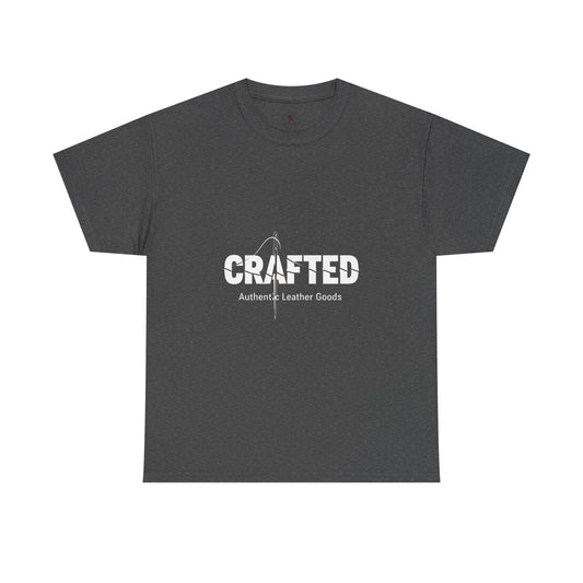 Crafted Leather Goods Tee - Artisan Unisex T-Shirt for Casual Everyday Wear, Unique Gift for Him, Perfect for Craft Lovers - ArtOm_farm™ LEATHER