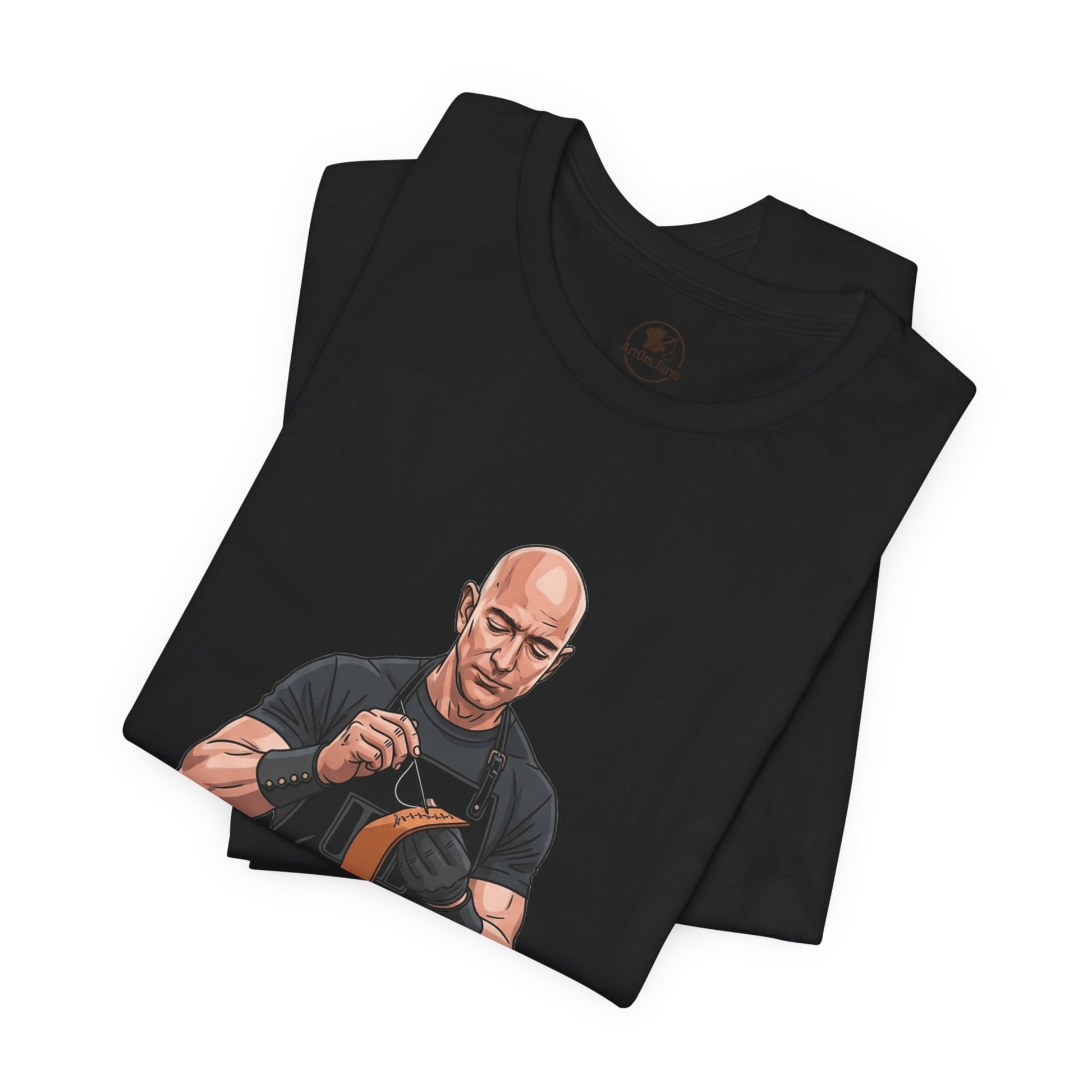 Craftsmanship Inspired Tee for Makers - Perfect Gift for Handmade Enthusiasts and Casual Wear - ArtOm_farm™ LEATHER 