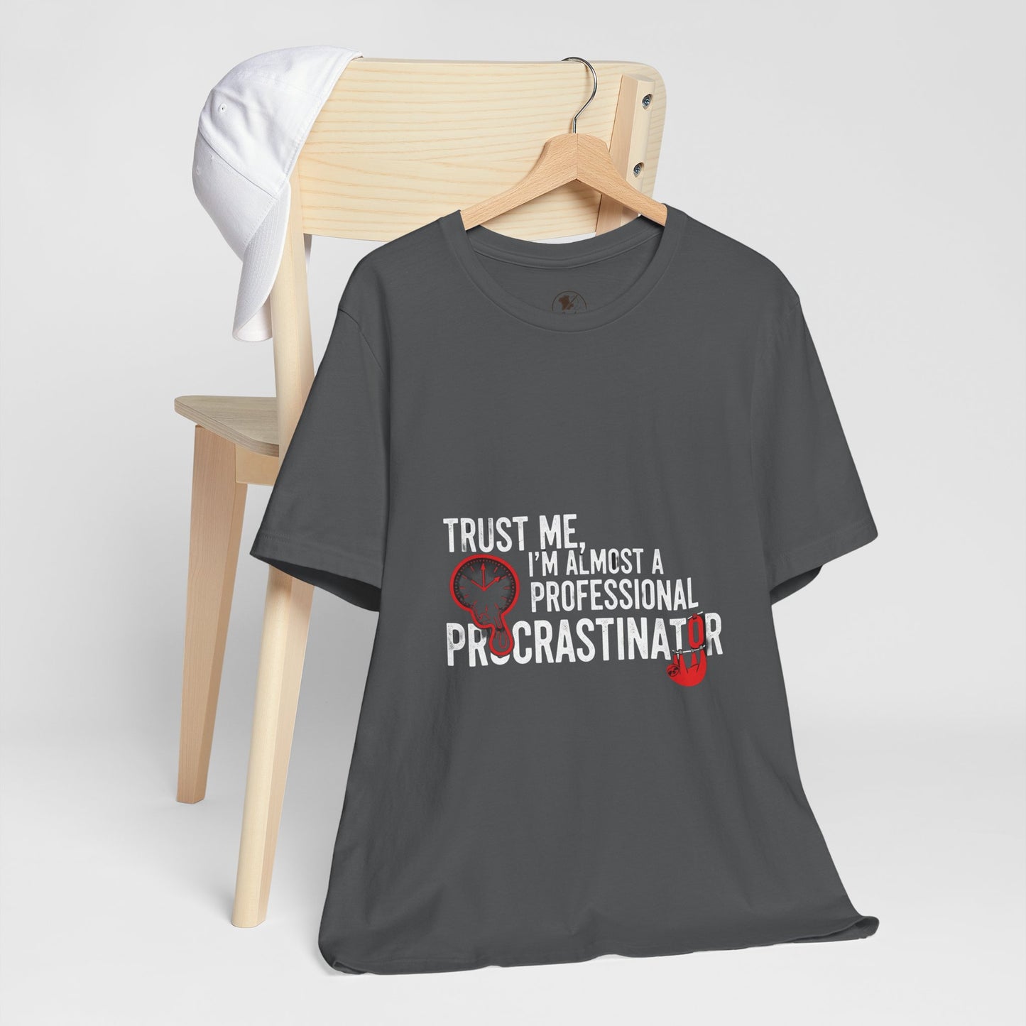 Funny Procrastinator T-Shirt | Humorous Gift for Students | Casual Unisex Graphic Tee - ArtOm_farm™ LEATHER 