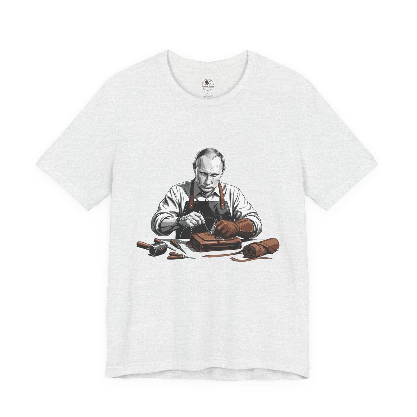 Craftsman Graphic Tee for Artisans, Perfect Birthday Gifts and Everyday Wear - ArtOm_farm™ LEATHER