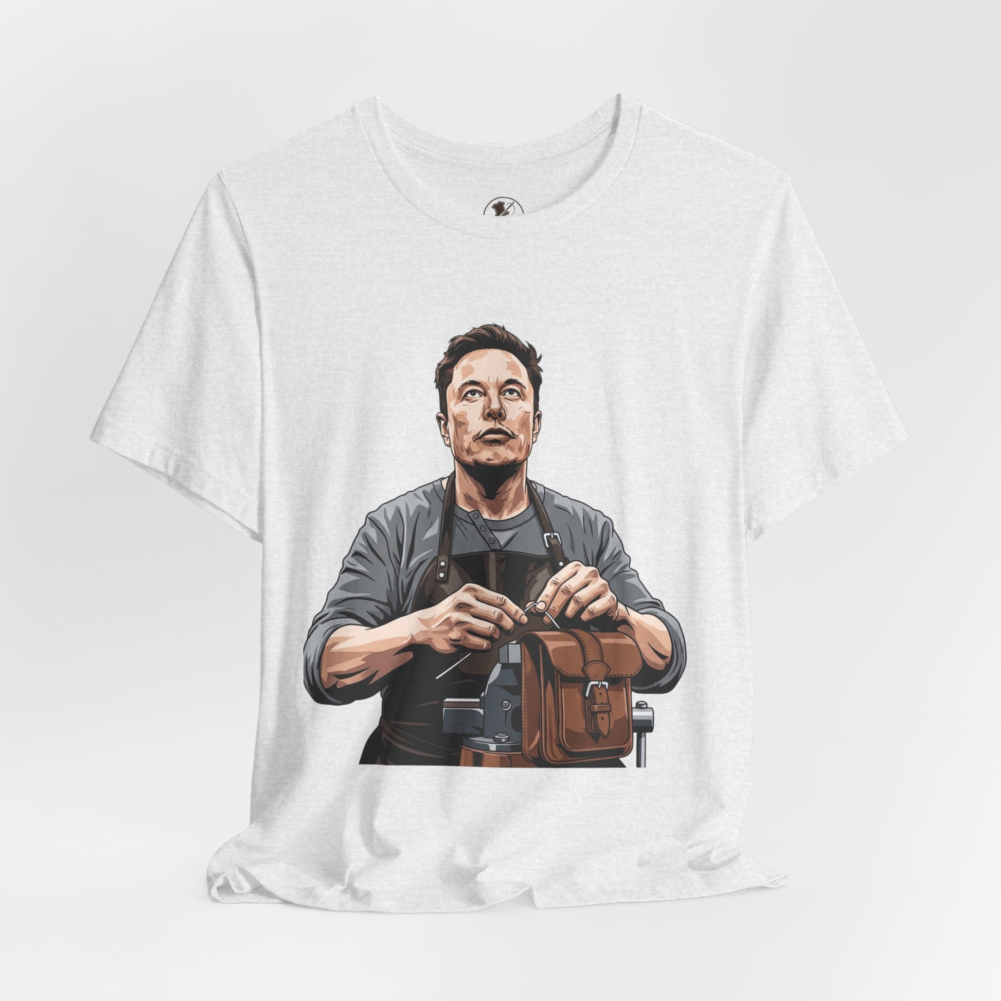 Creative Innovator Tee - Perfect Humor T-Shirt for Tech Enthusiasts and Engineers - ArtOm_farm™ LEATHER 