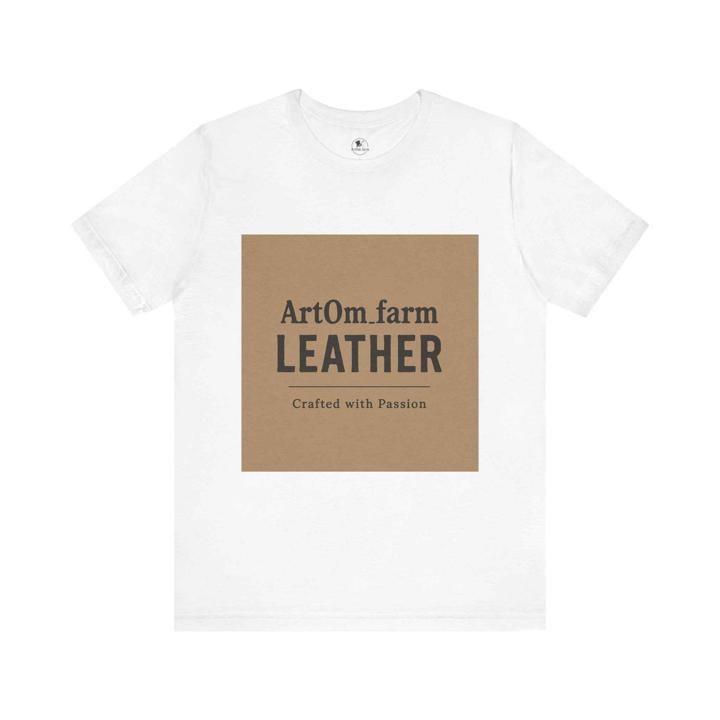 LEATHER Craft T-Shirt - Unisex Jersey Short Sleeve Artisan Tee for Crafters, Perfect Casual Outfit Gift