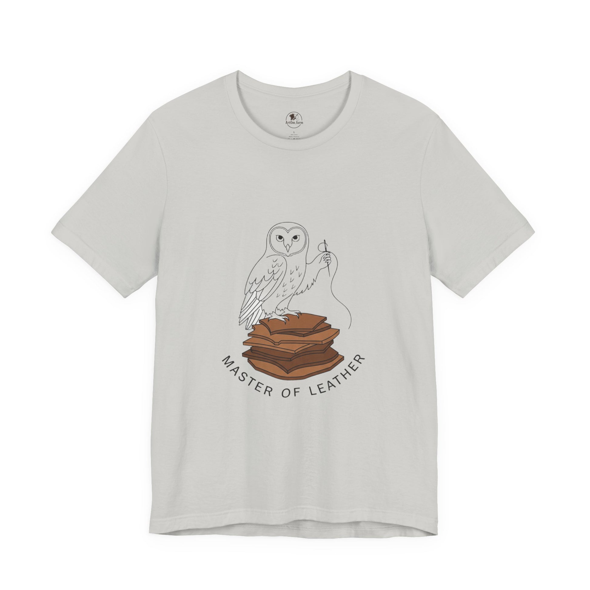 Master of Leather Tee - Ideal for Craftsmen, Creative Gifts, Casual Wear, and Artistic Celebrations - ArtOm_farm™ LEATHER 