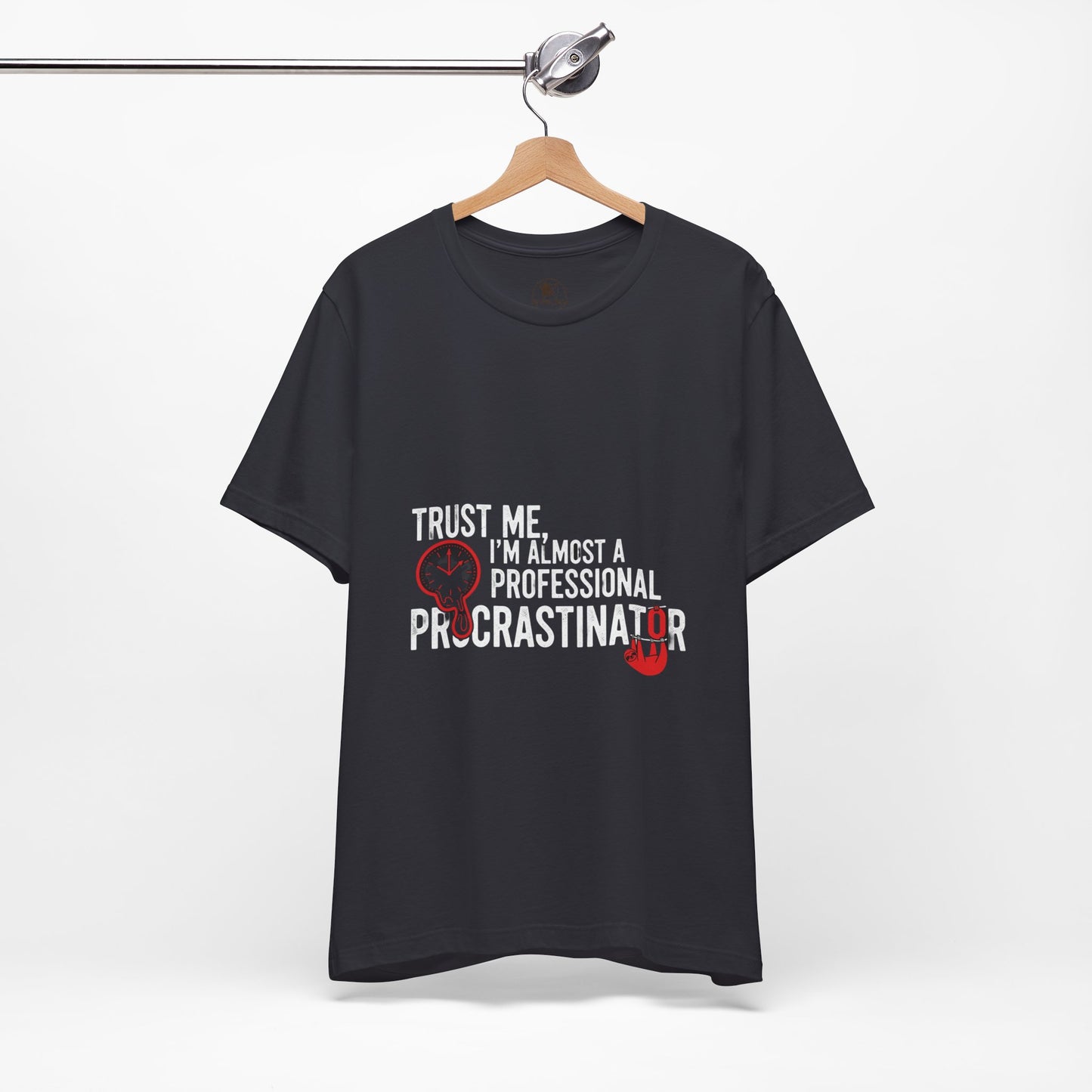 Funny Procrastinator T-Shirt | Humorous Gift for Students | Casual Unisex Graphic Tee - ArtOm_farm™ LEATHER 